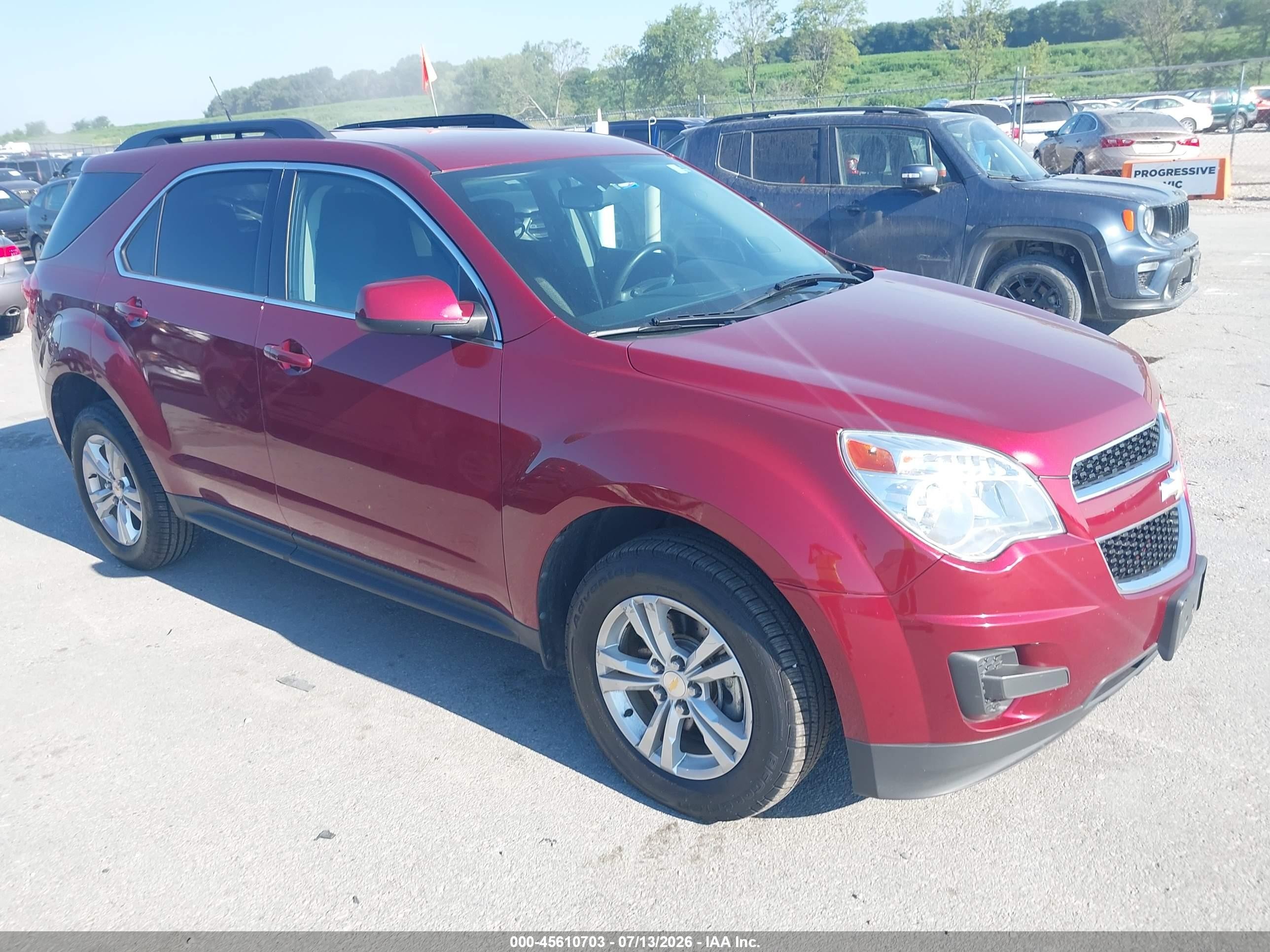 2011 Chevrolet Equinox Lt W/1lt Red vin: 2CNALDEC3B6409945