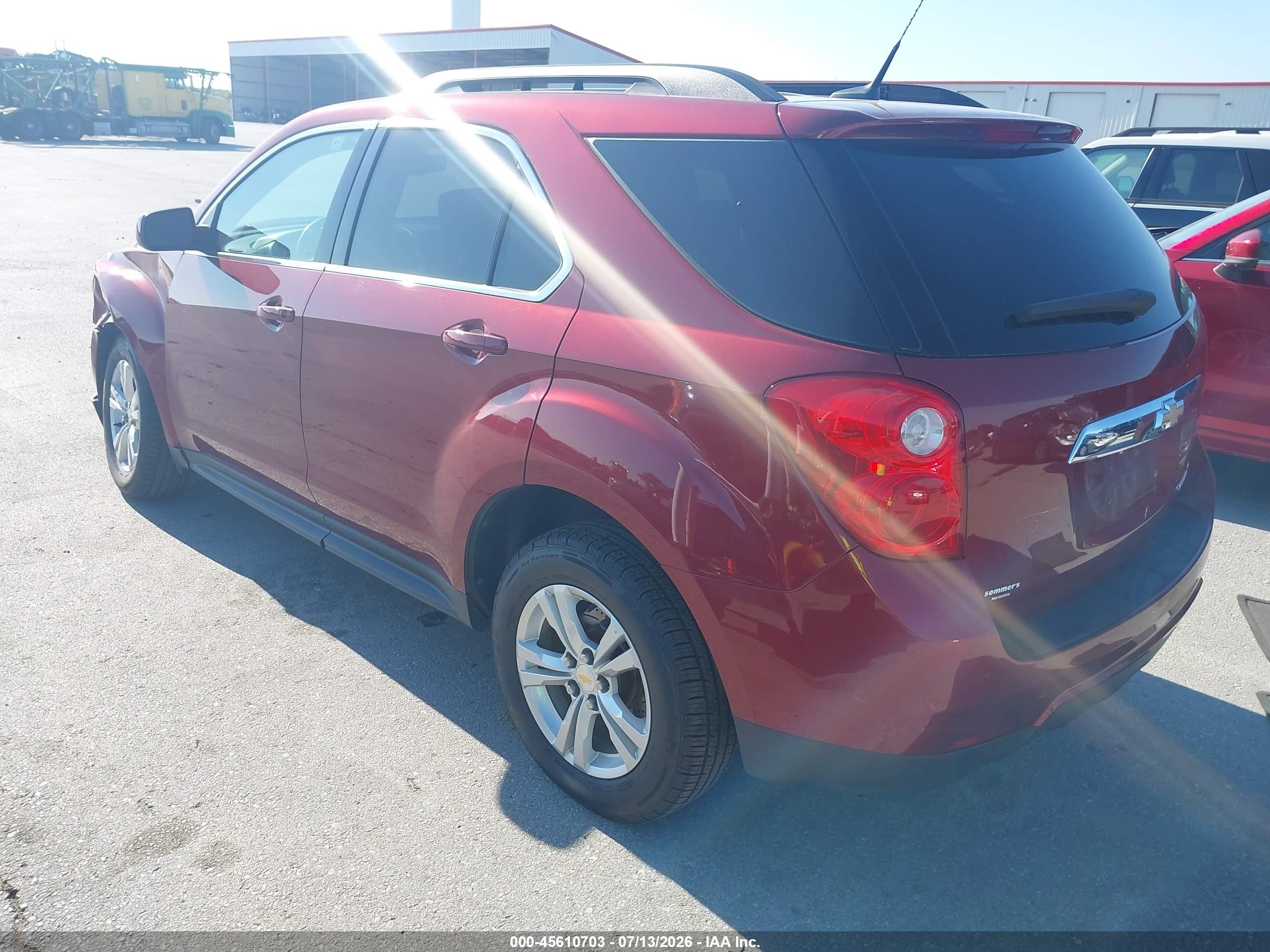 2011 Chevrolet Equinox Lt W/1lt Red vin: 2CNALDEC3B6409945