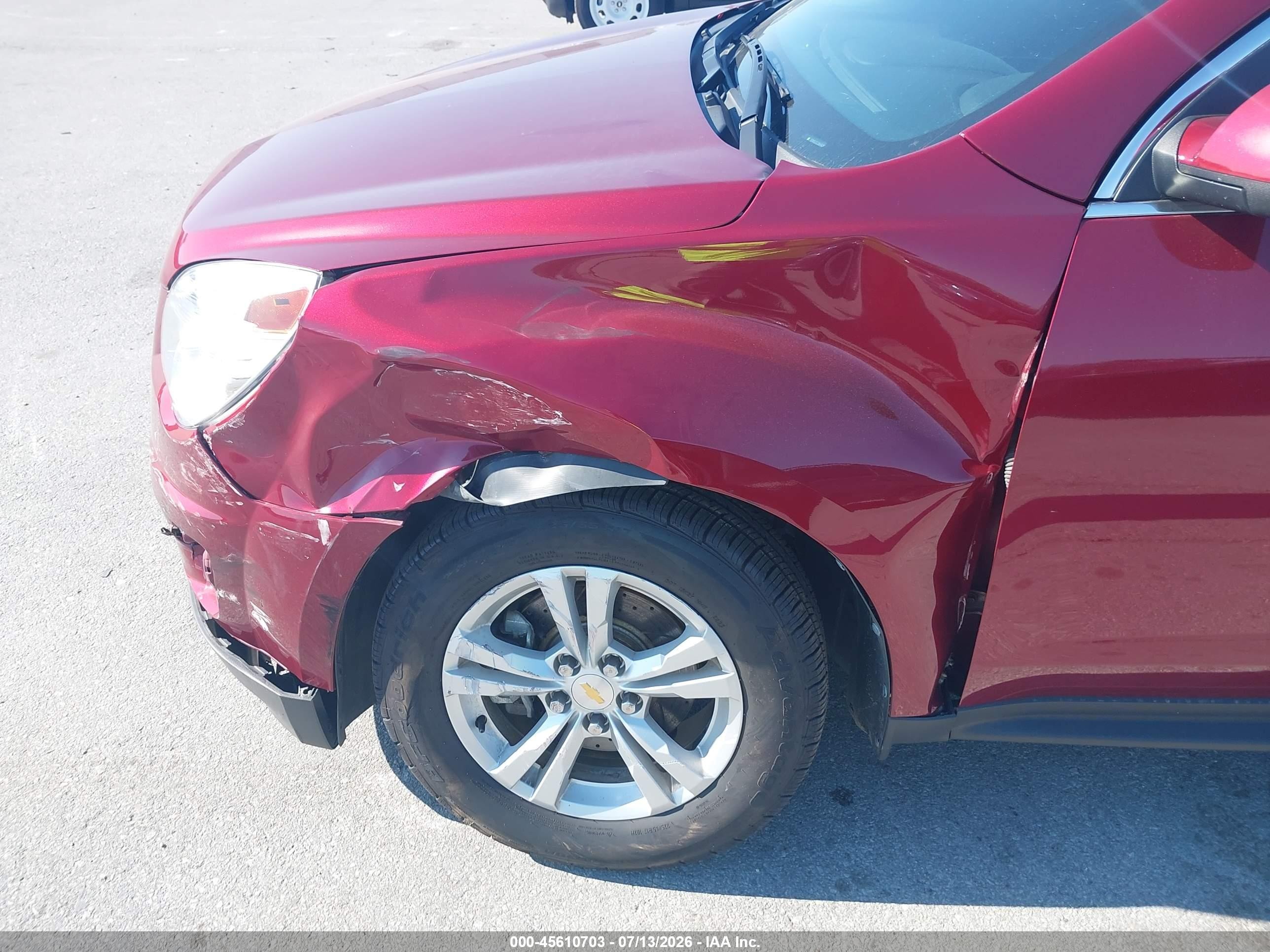 2011 Chevrolet Equinox Lt W/1lt Red vin: 2CNALDEC3B6409945