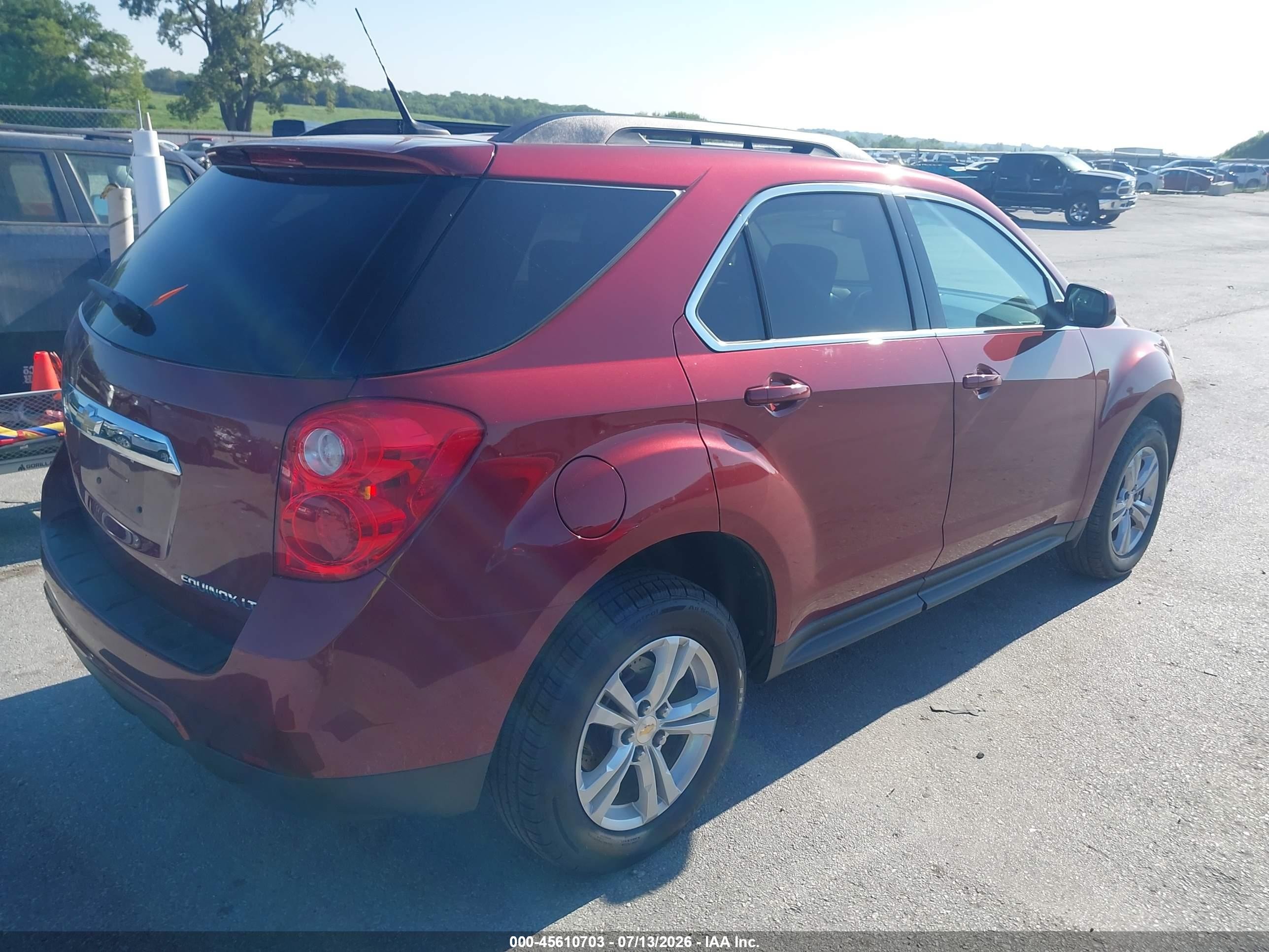 2011 Chevrolet Equinox Lt W/1lt Red vin: 2CNALDEC3B6409945