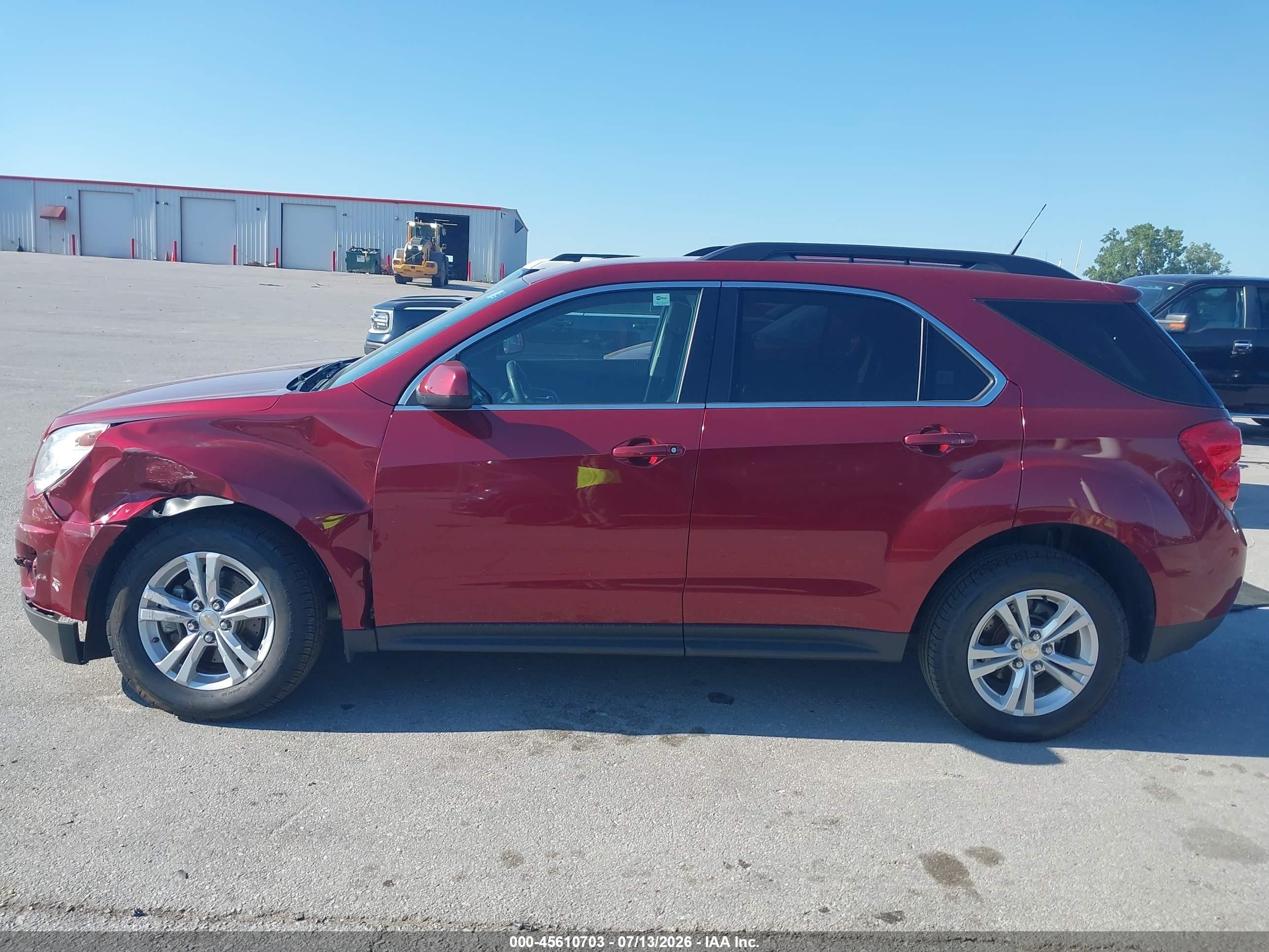 2011 Chevrolet Equinox Lt W/1lt Red vin: 2CNALDEC3B6409945