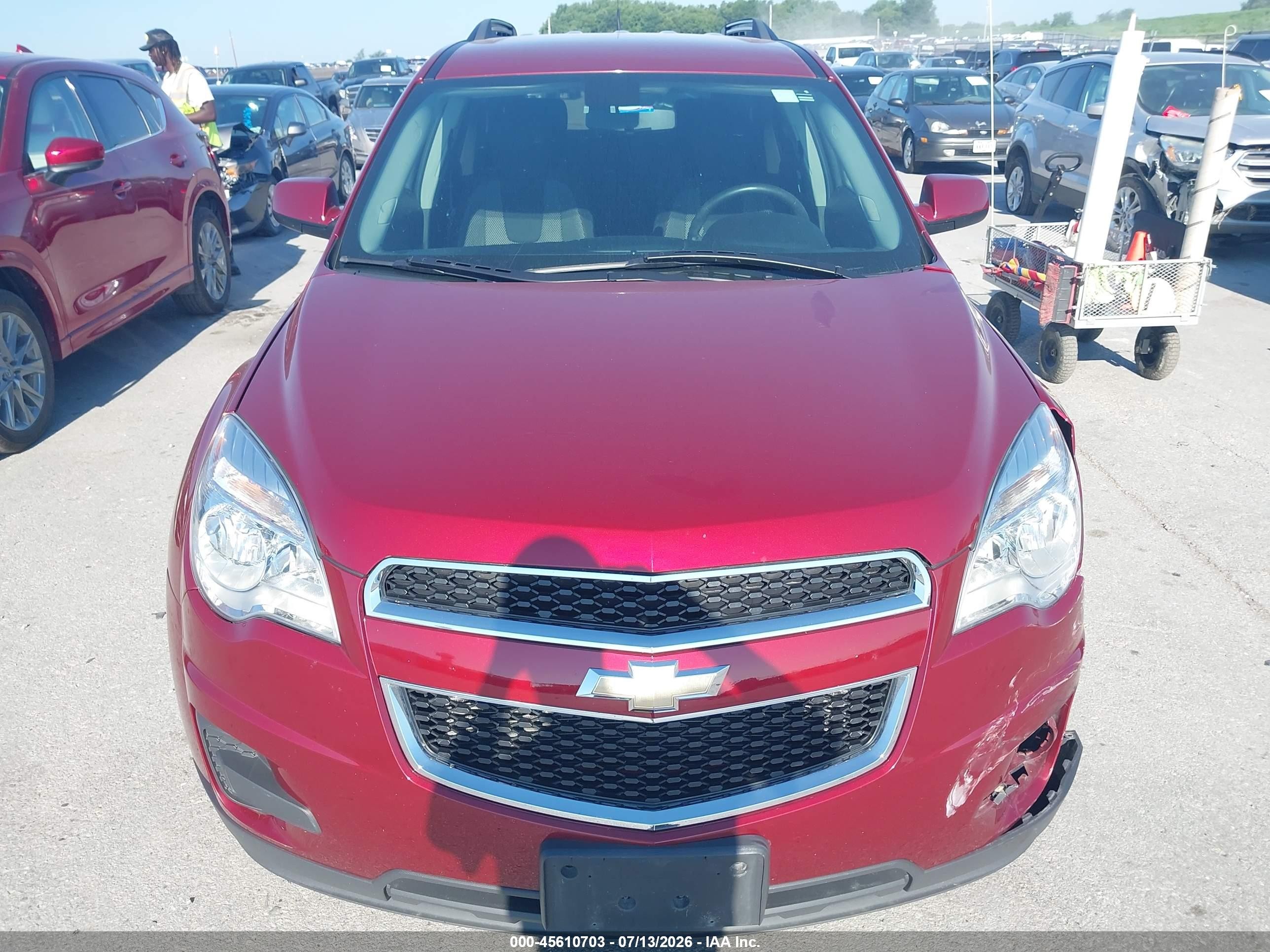 2011 Chevrolet Equinox Lt W/1lt Red vin: 2CNALDEC3B6409945