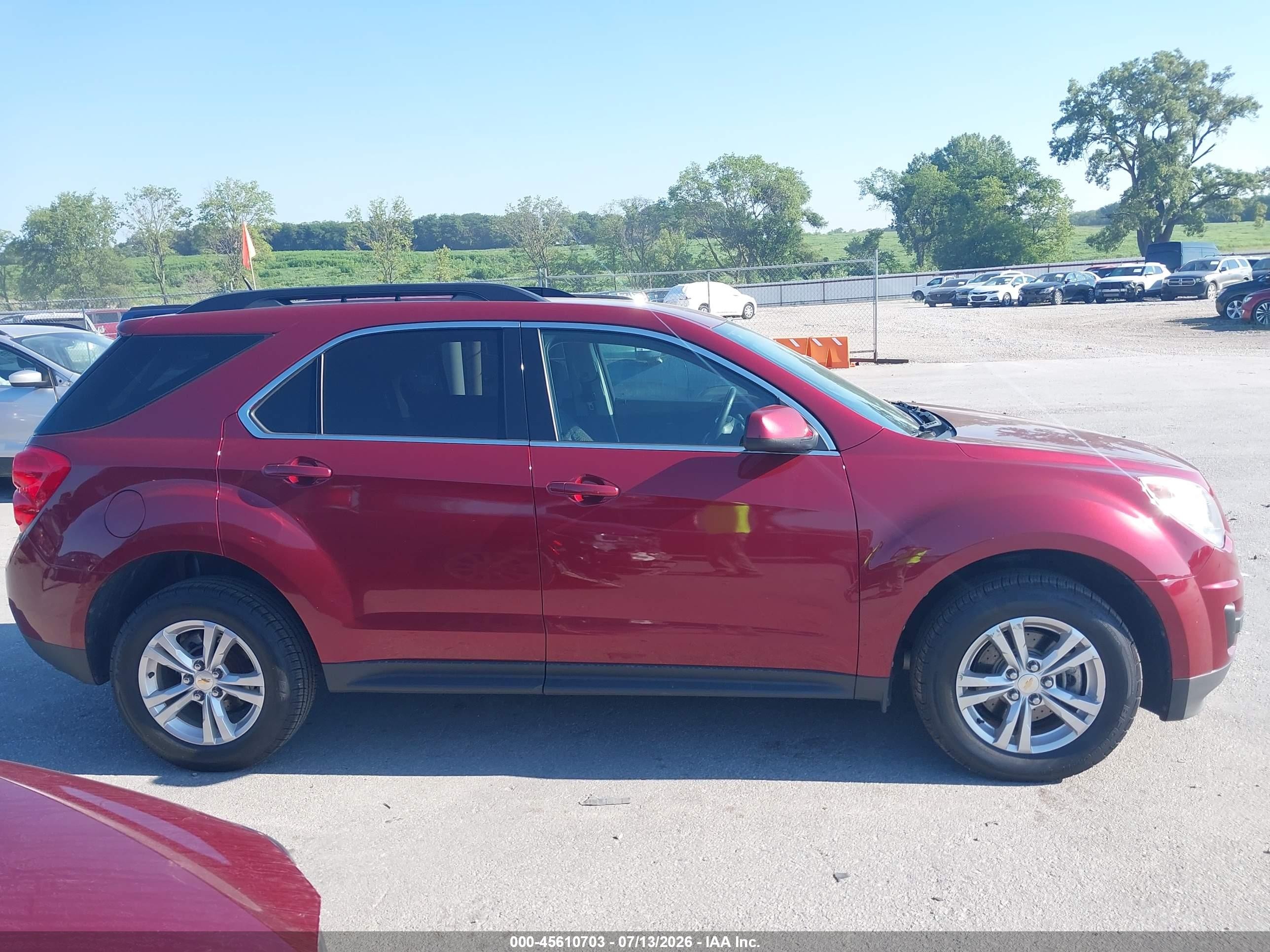 2011 Chevrolet Equinox Lt W/1lt Red vin: 2CNALDEC3B6409945