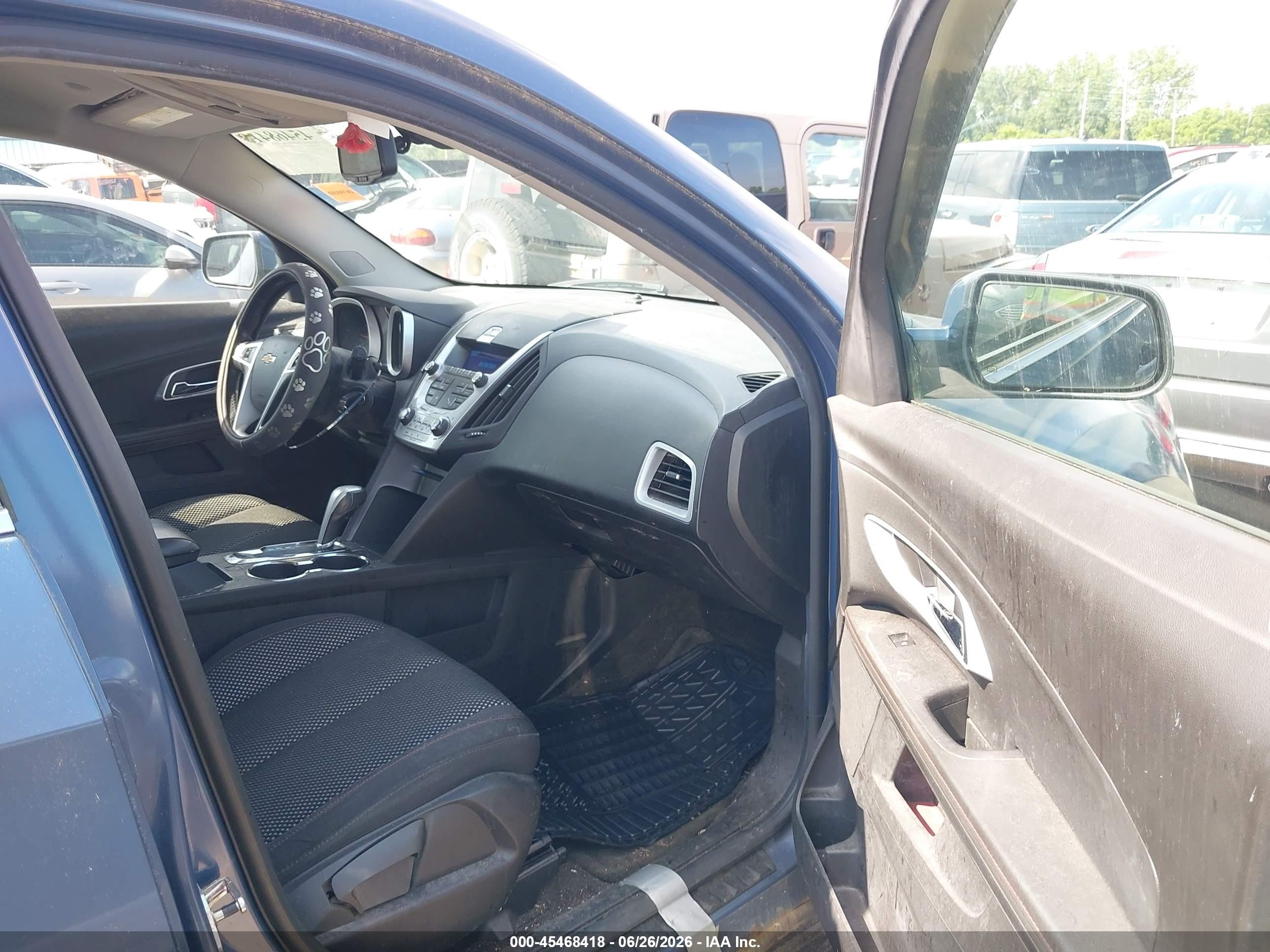 2011 Chevrolet Equinox 1lt Blue vin: 2CNALDEC3B6423263