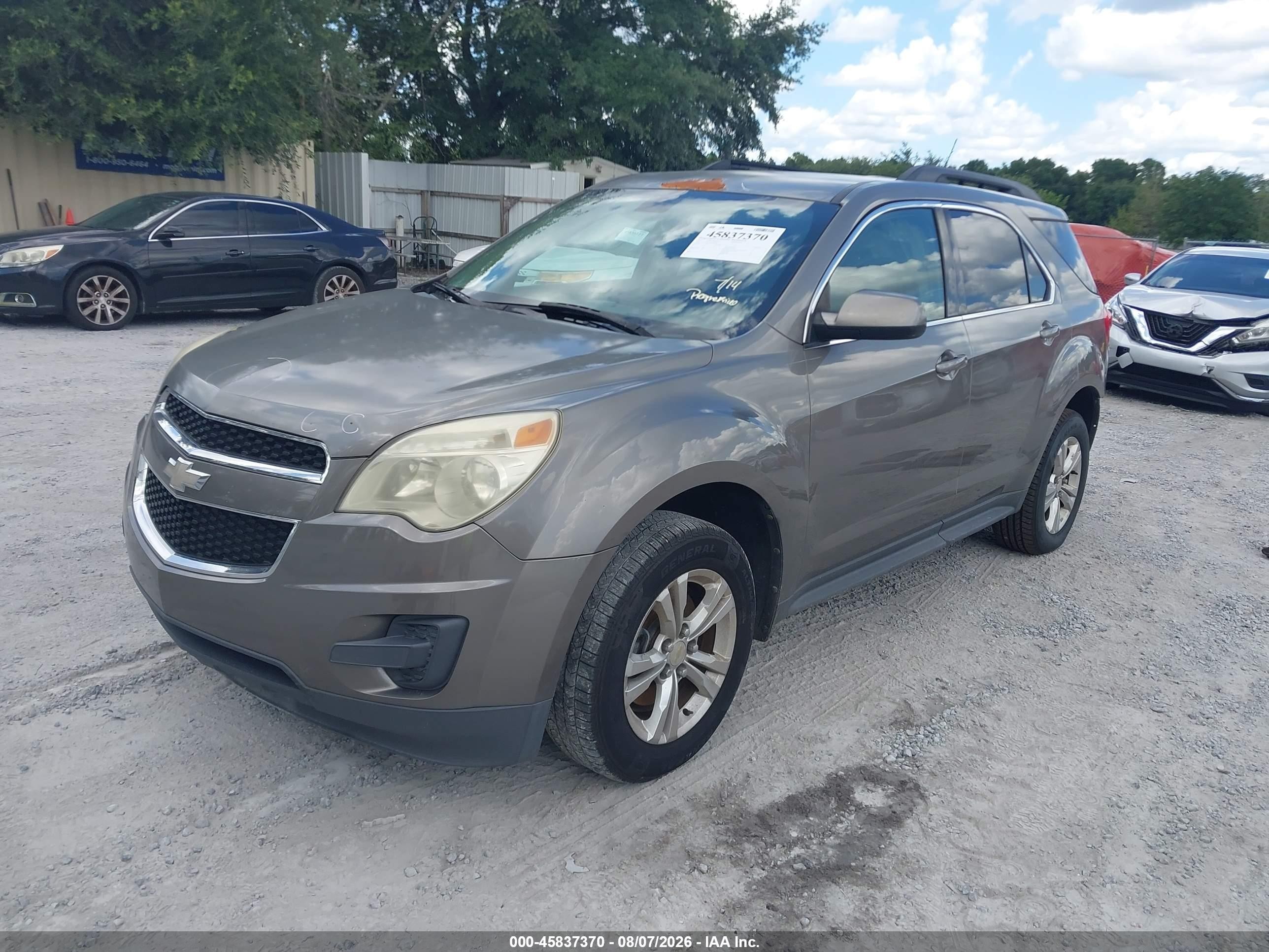 2011 Chevrolet Equinox Lt W/1lt Gray vin: 2CNALDEC3B6476920