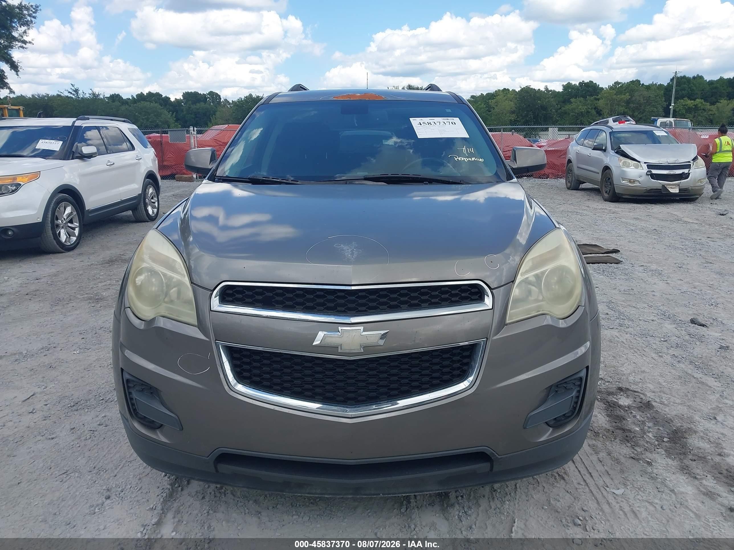 2011 Chevrolet Equinox Lt W/1lt Gray vin: 2CNALDEC3B6476920