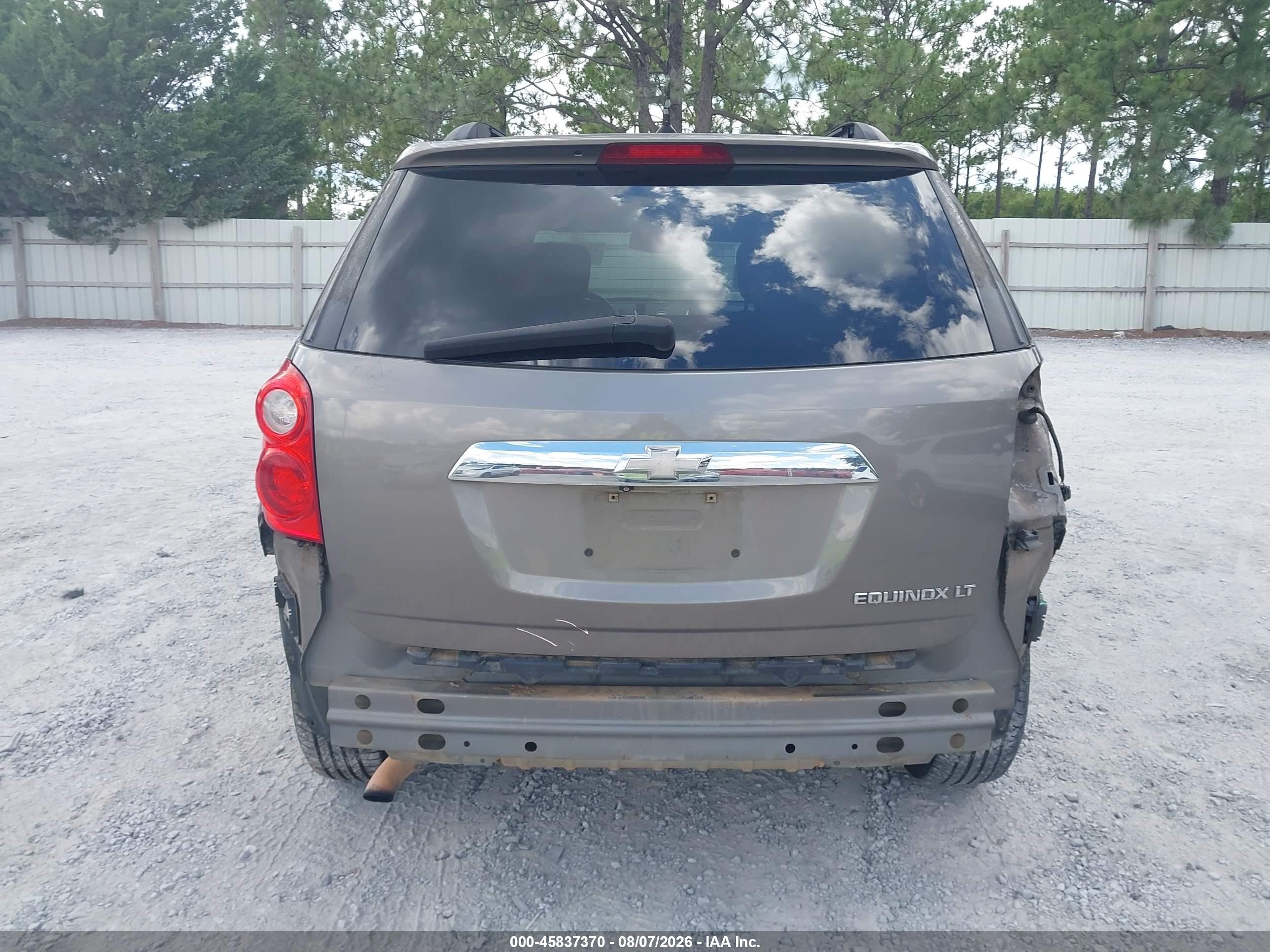 2011 Chevrolet Equinox Lt W/1lt Gray vin: 2CNALDEC3B6476920