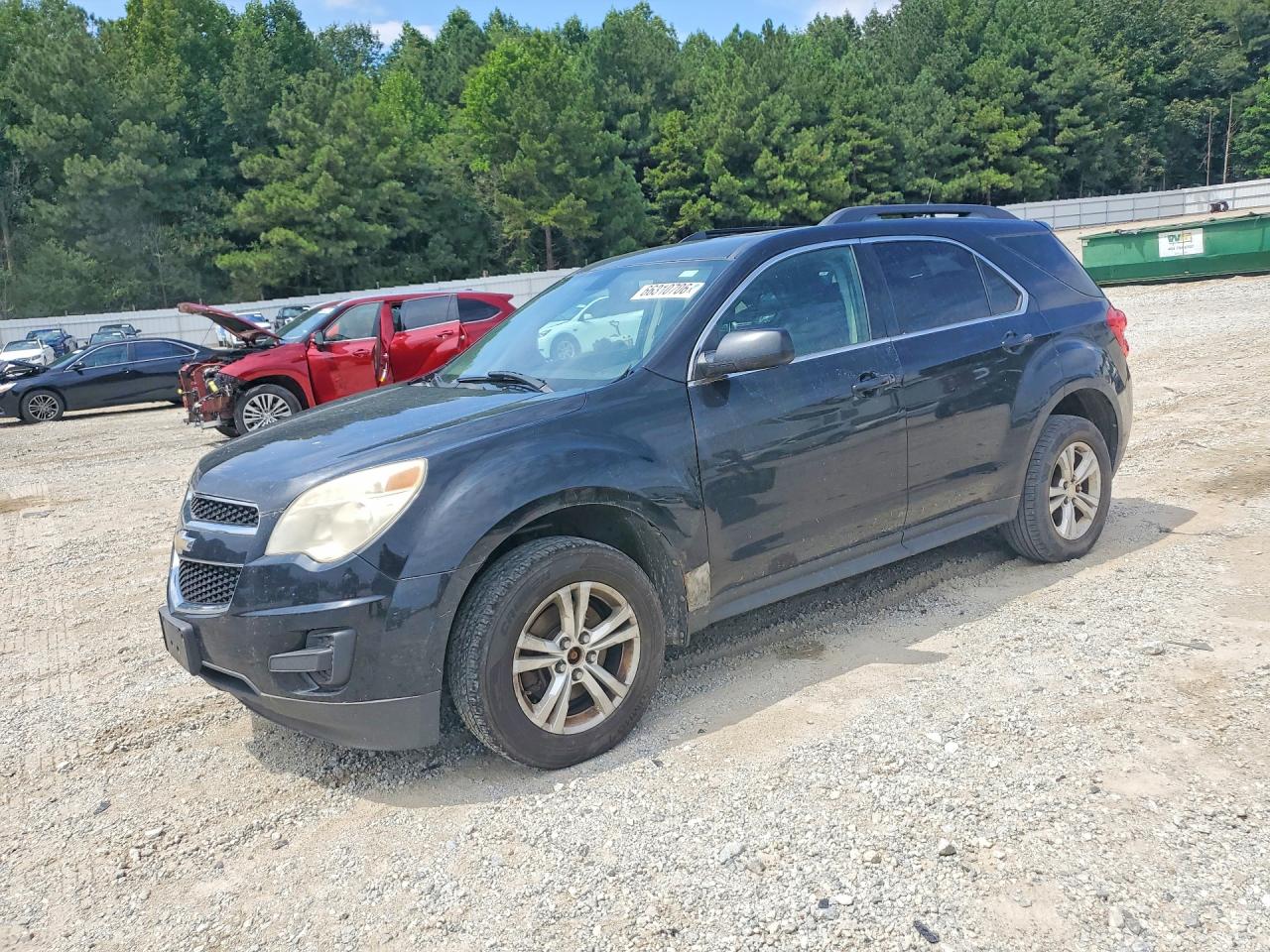 2011 Chevrolet Equinox Lt Black vin: 2CNALDEC4B6309109