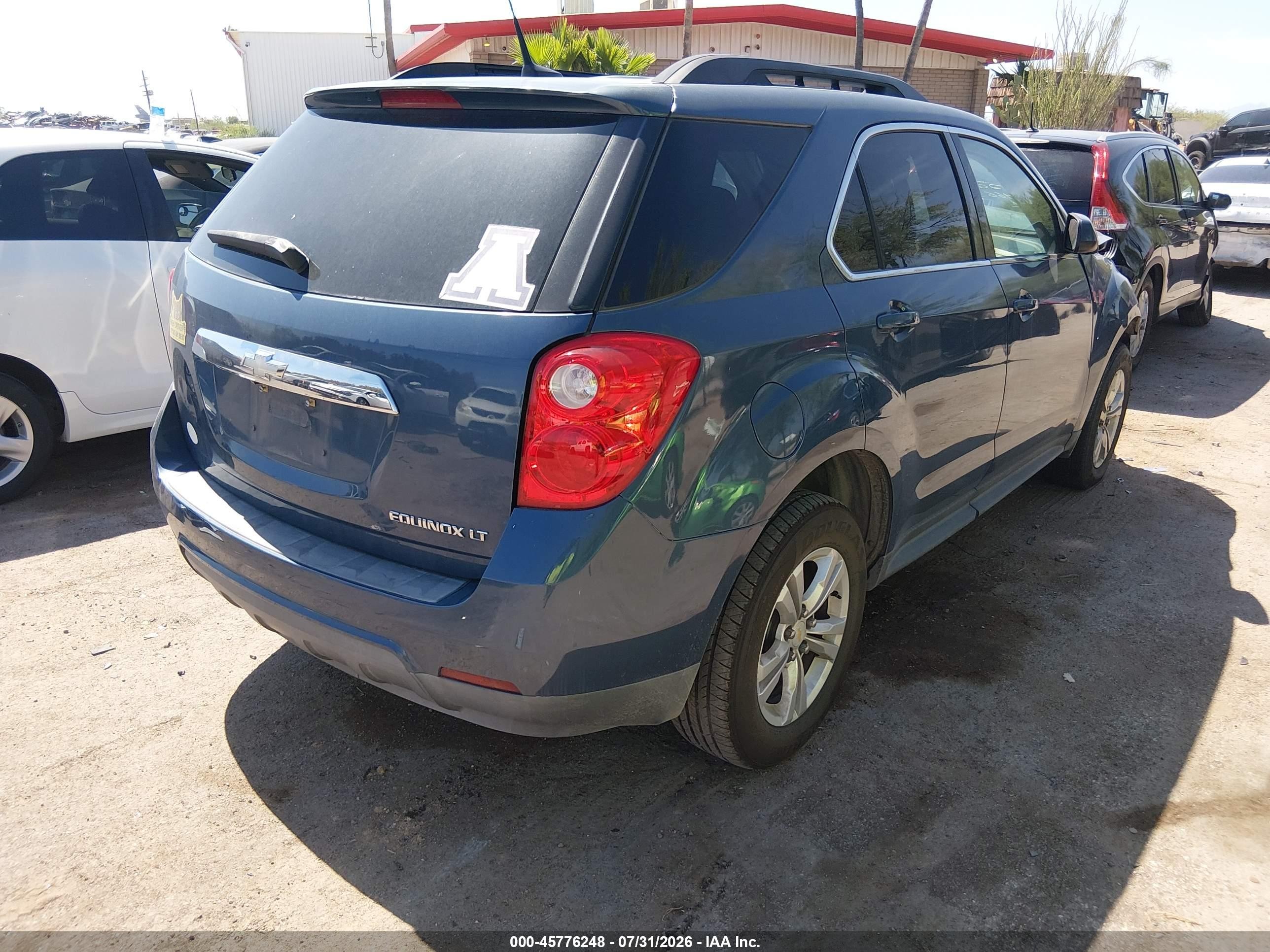 2011 Chevrolet Equinox Lt W/1lt Синий vin: 2CNALDEC4B6324967