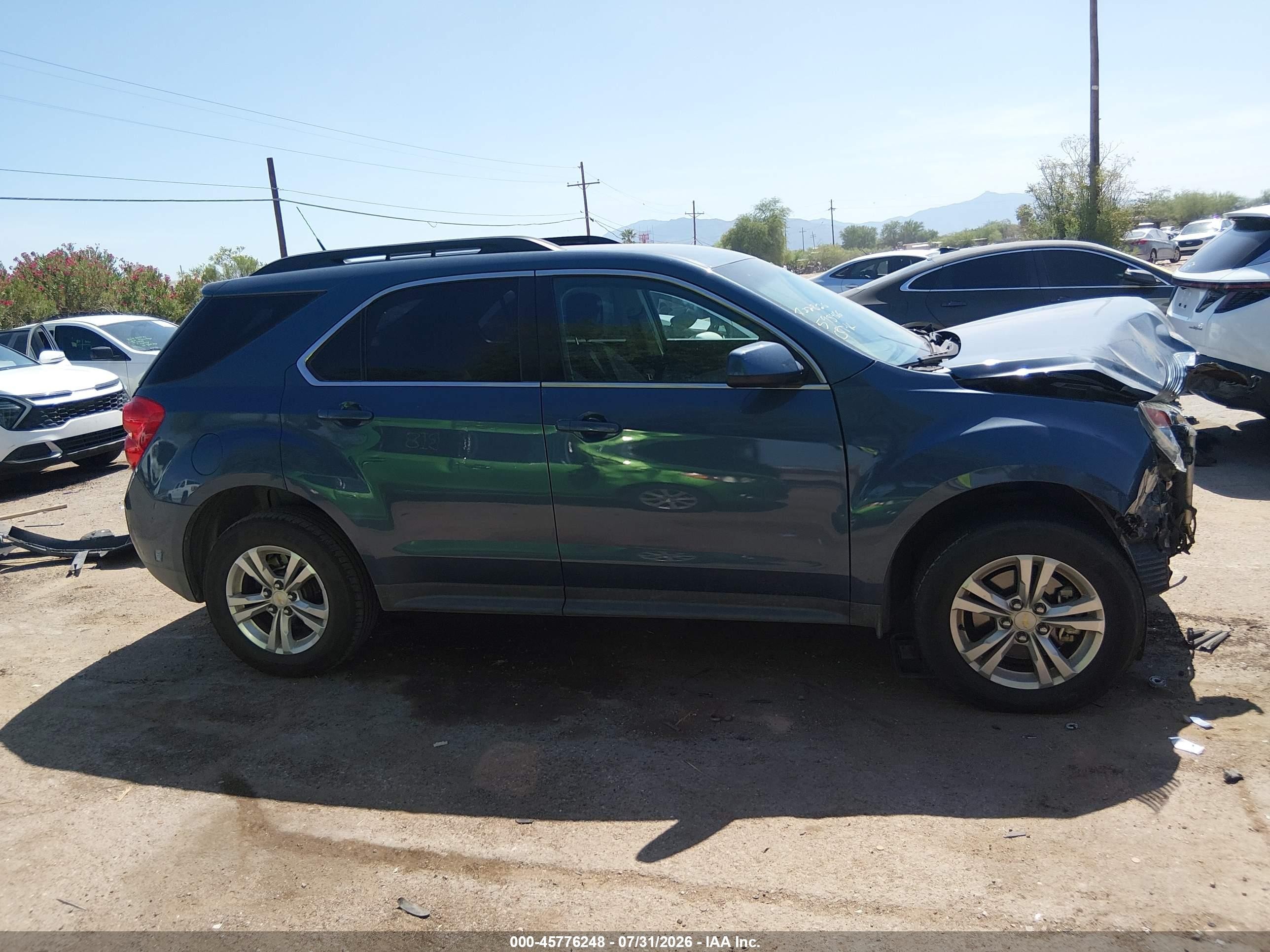 2011 Chevrolet Equinox Lt W/1lt Синий vin: 2CNALDEC4B6324967
