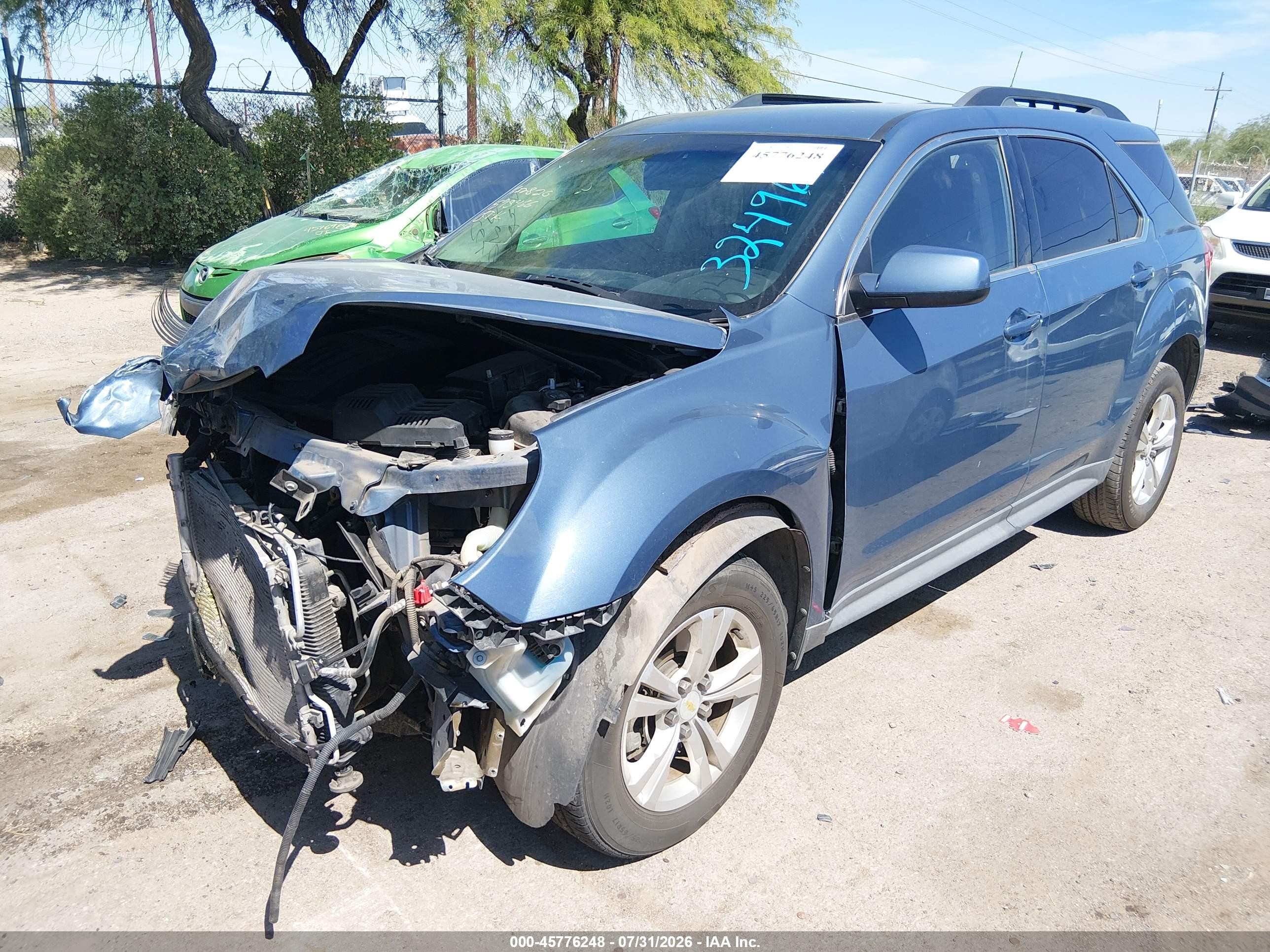 2011 Chevrolet Equinox Lt W/1lt Синий vin: 2CNALDEC4B6324967