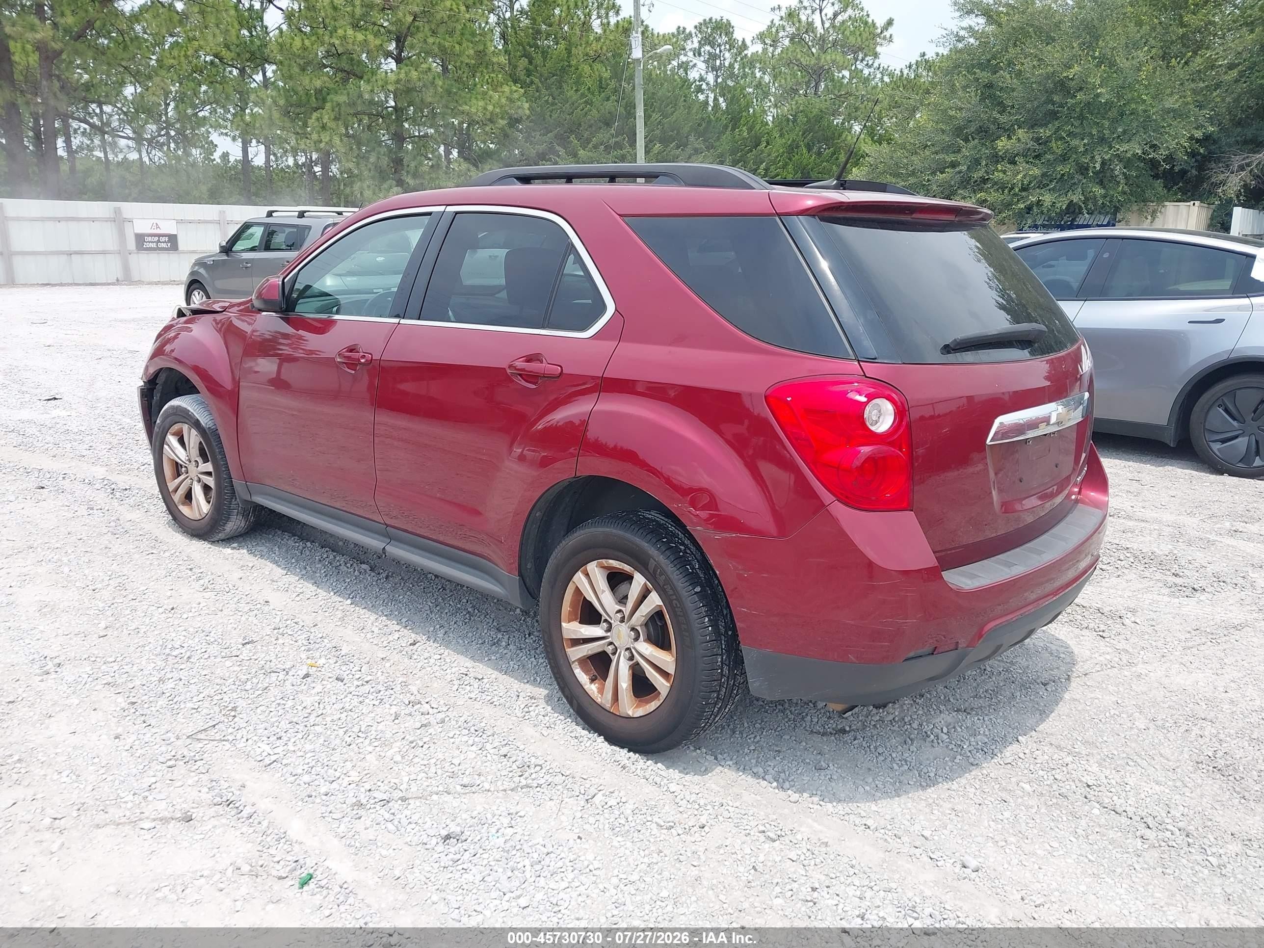 2011 Chevrolet Equinox Lt W/1lt Red vin: 2CNALDEC4B6383680