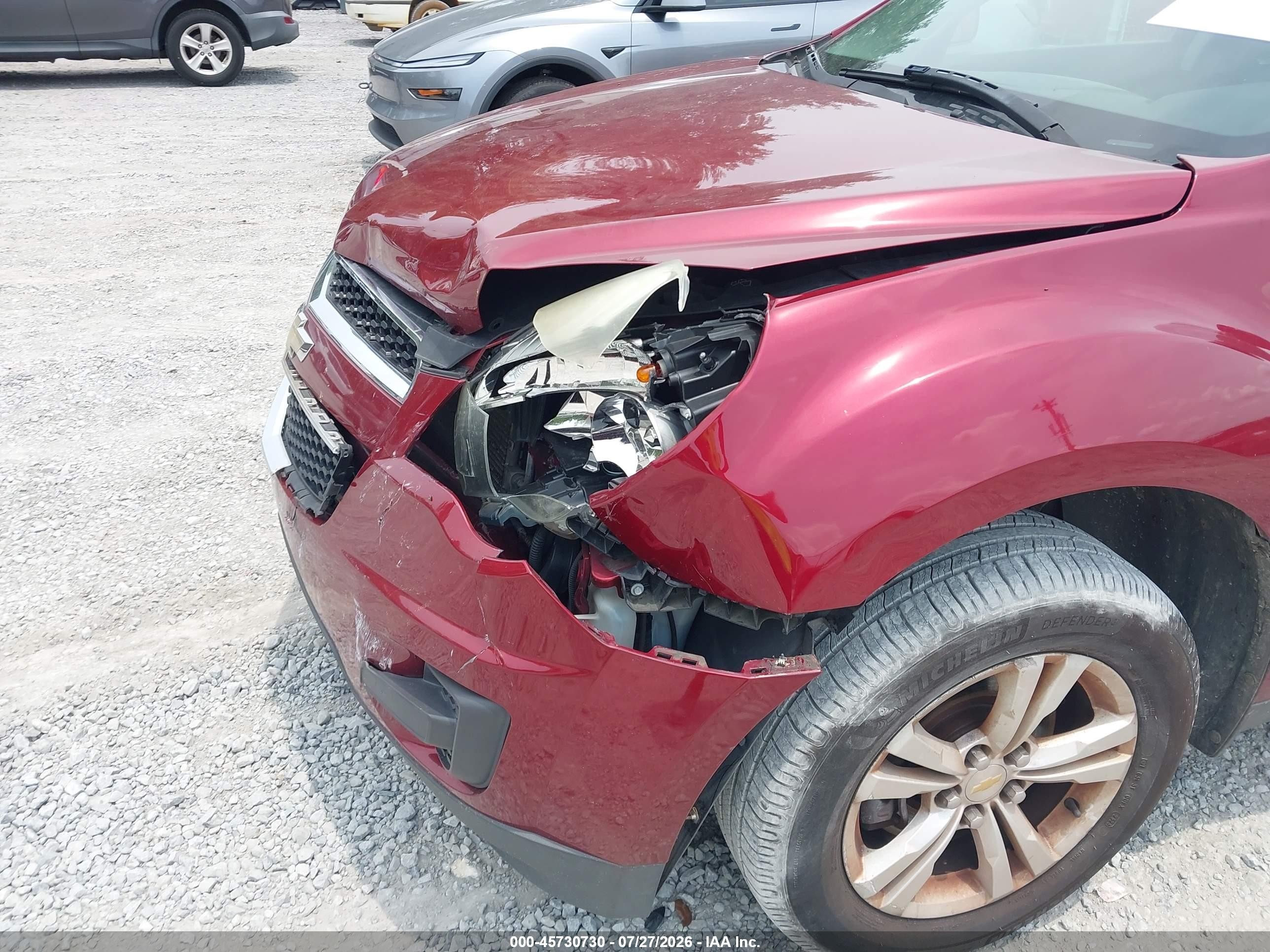 2011 Chevrolet Equinox Lt W/1lt Red vin: 2CNALDEC4B6383680