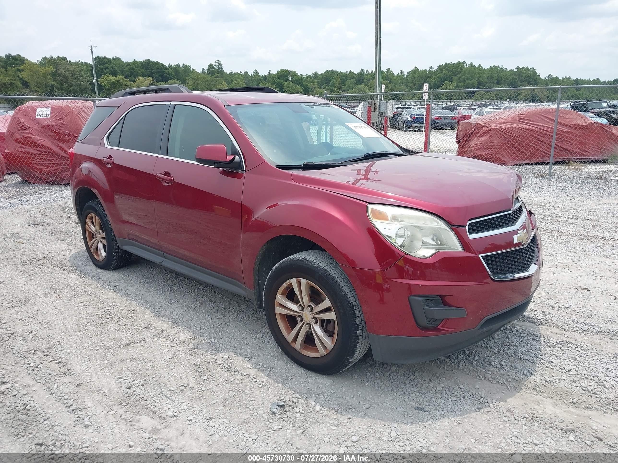 2011 Chevrolet Equinox Lt W/1lt Red vin: 2CNALDEC4B6383680
