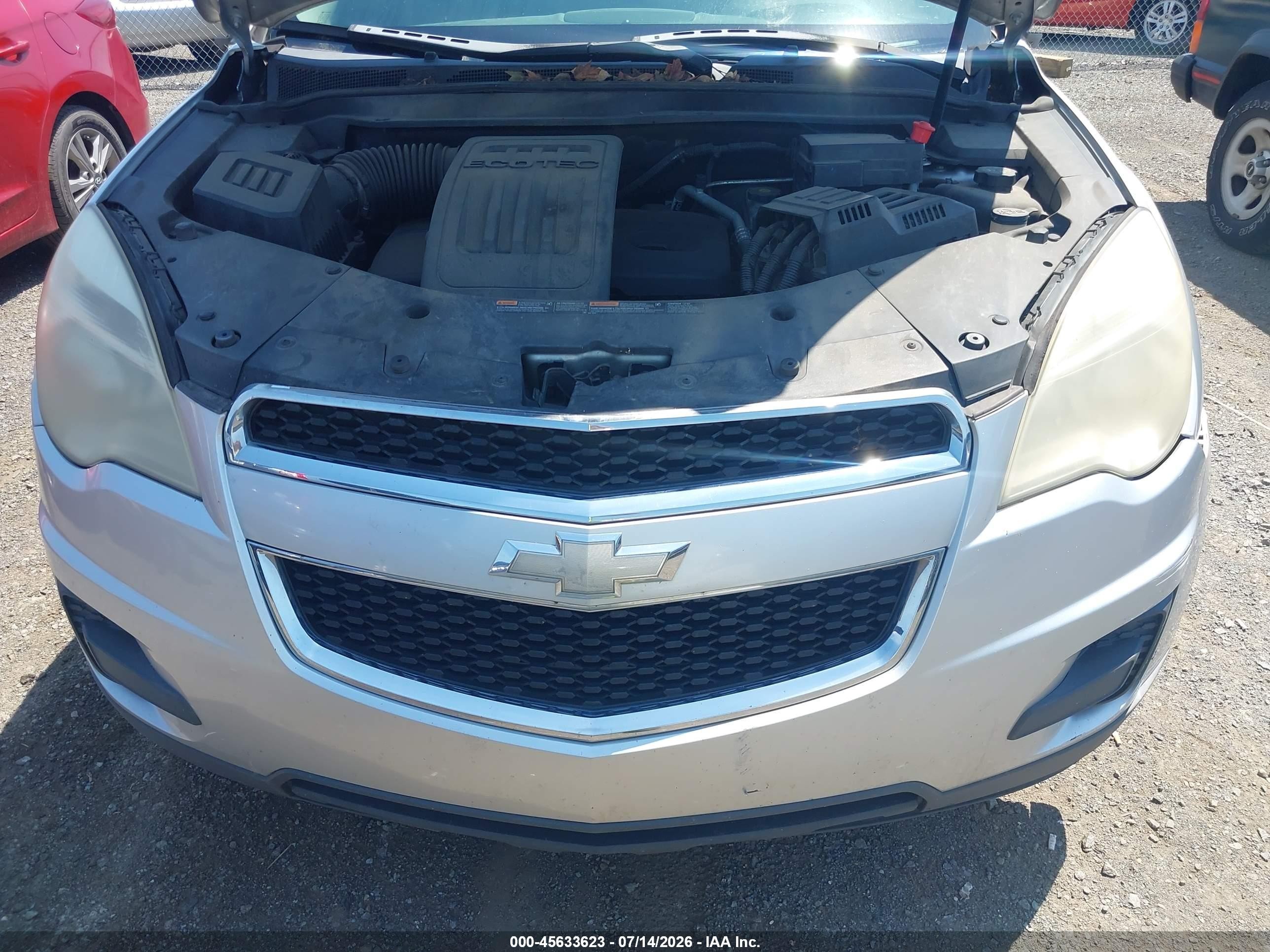 2011 Chevrolet Equinox Lt W/1lt Серебряный vin: 2CNALDEC4B6432196