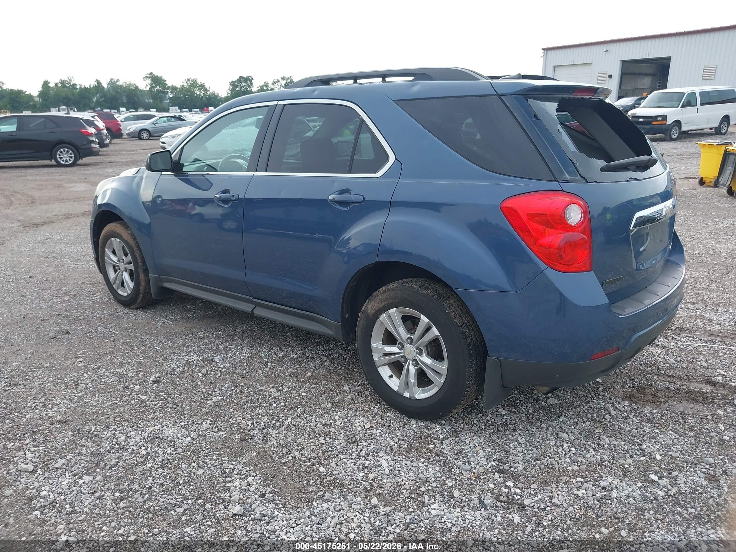 2011 Chevrolet Equinox 1lt Blue vin: 2CNALDEC4B6470852