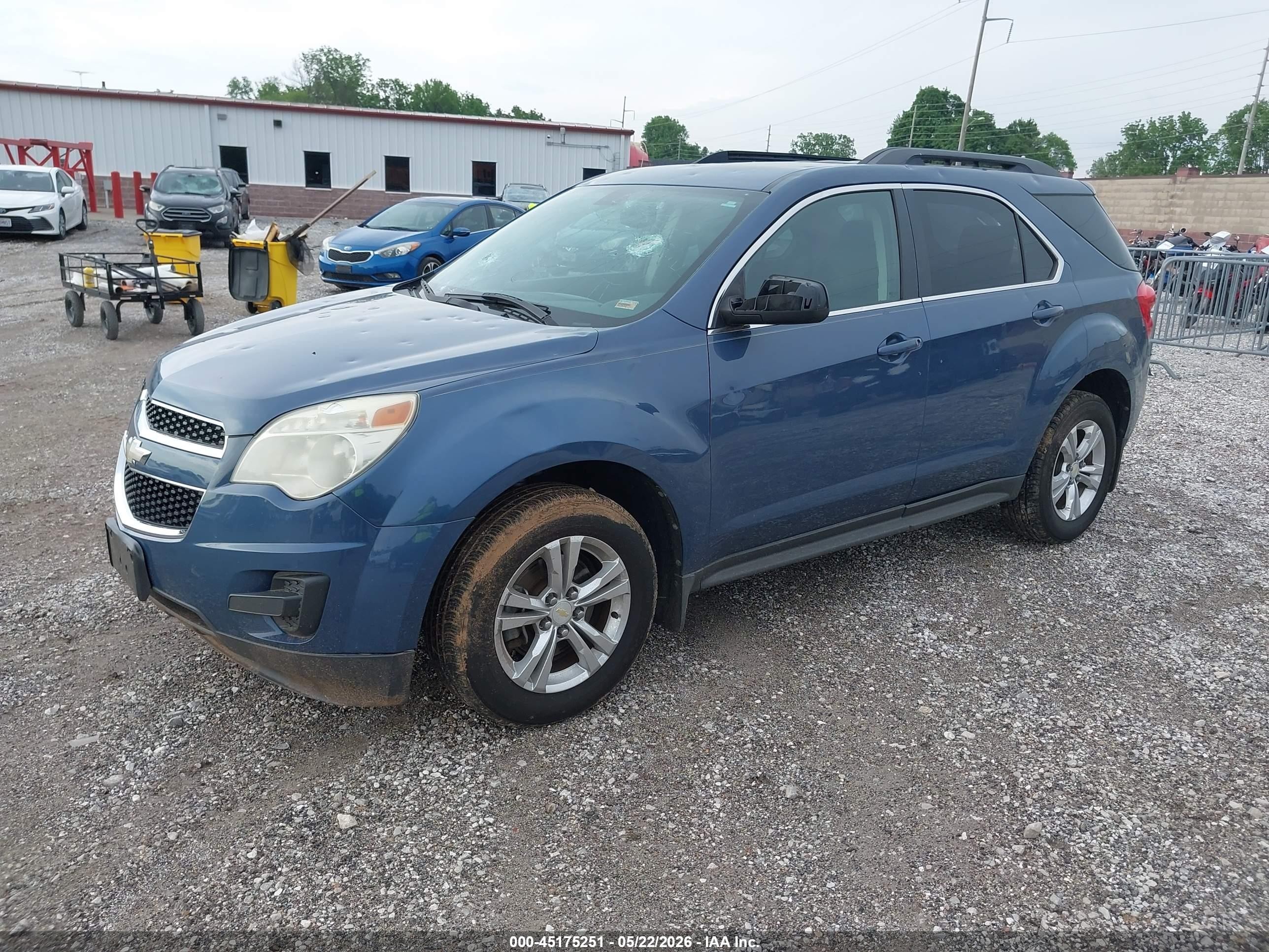 2011 Chevrolet Equinox 1lt Blue vin: 2CNALDEC4B6470852