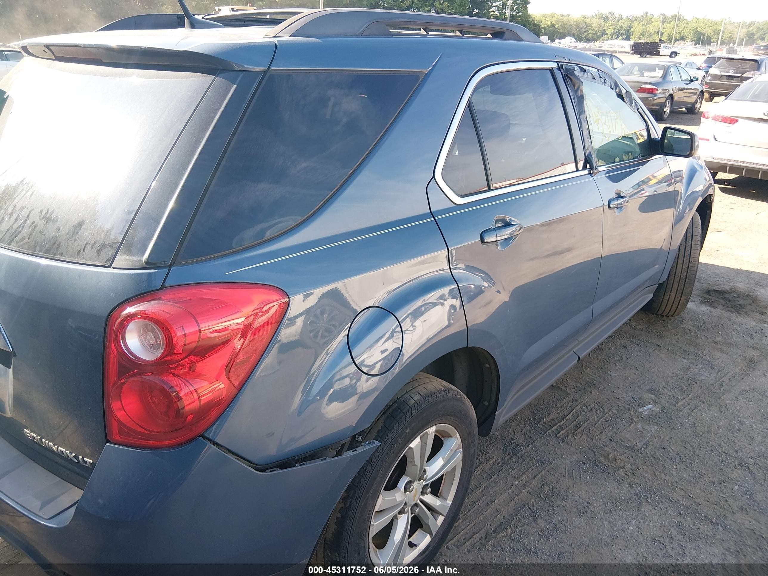 2011 Chevrolet Equinox 1lt Teal vin: 2CNALDEC5B6202599