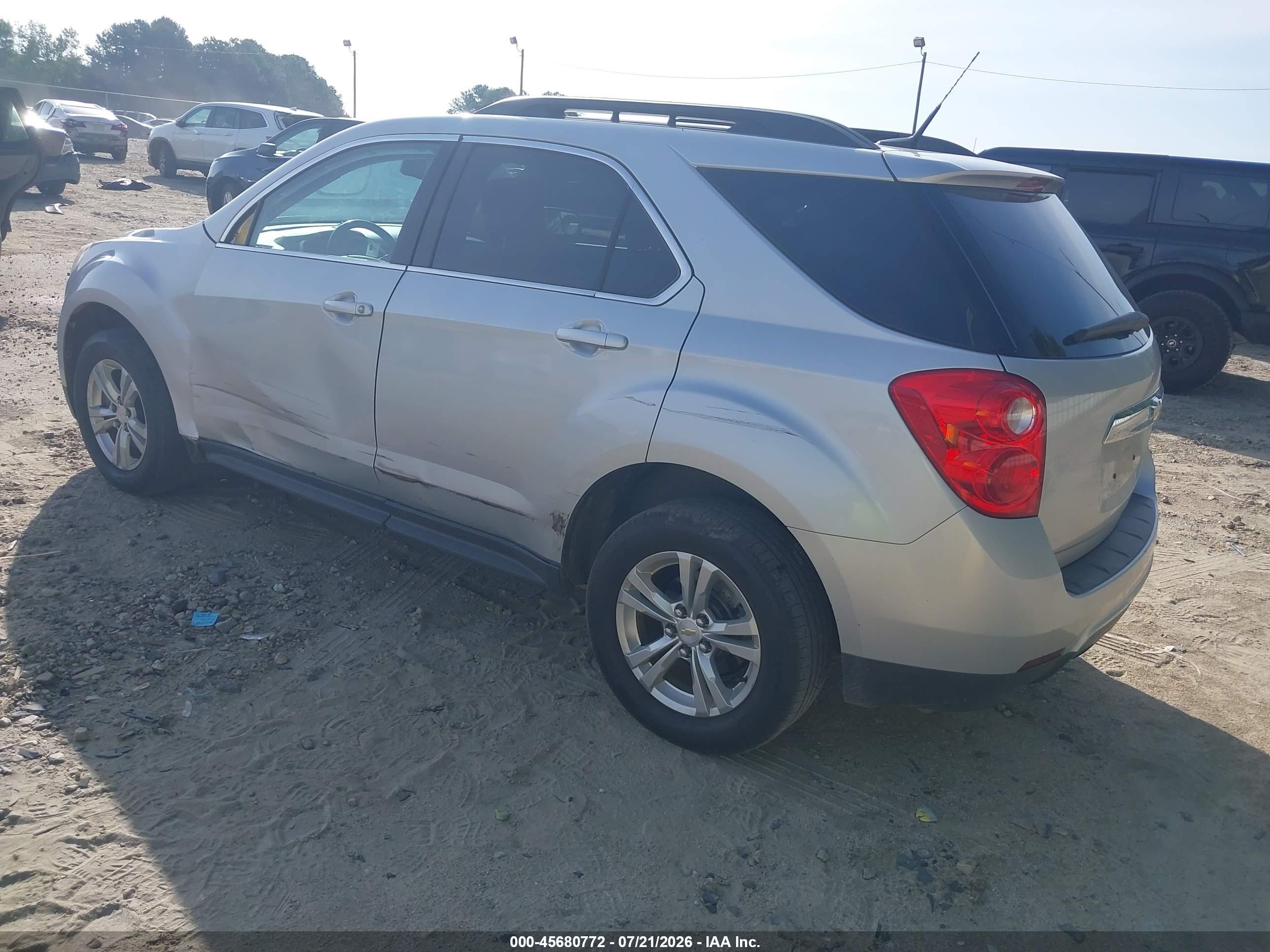 2011 Chevrolet Equinox Lt W/1lt Silver vin: 2CNALDEC5B6215031