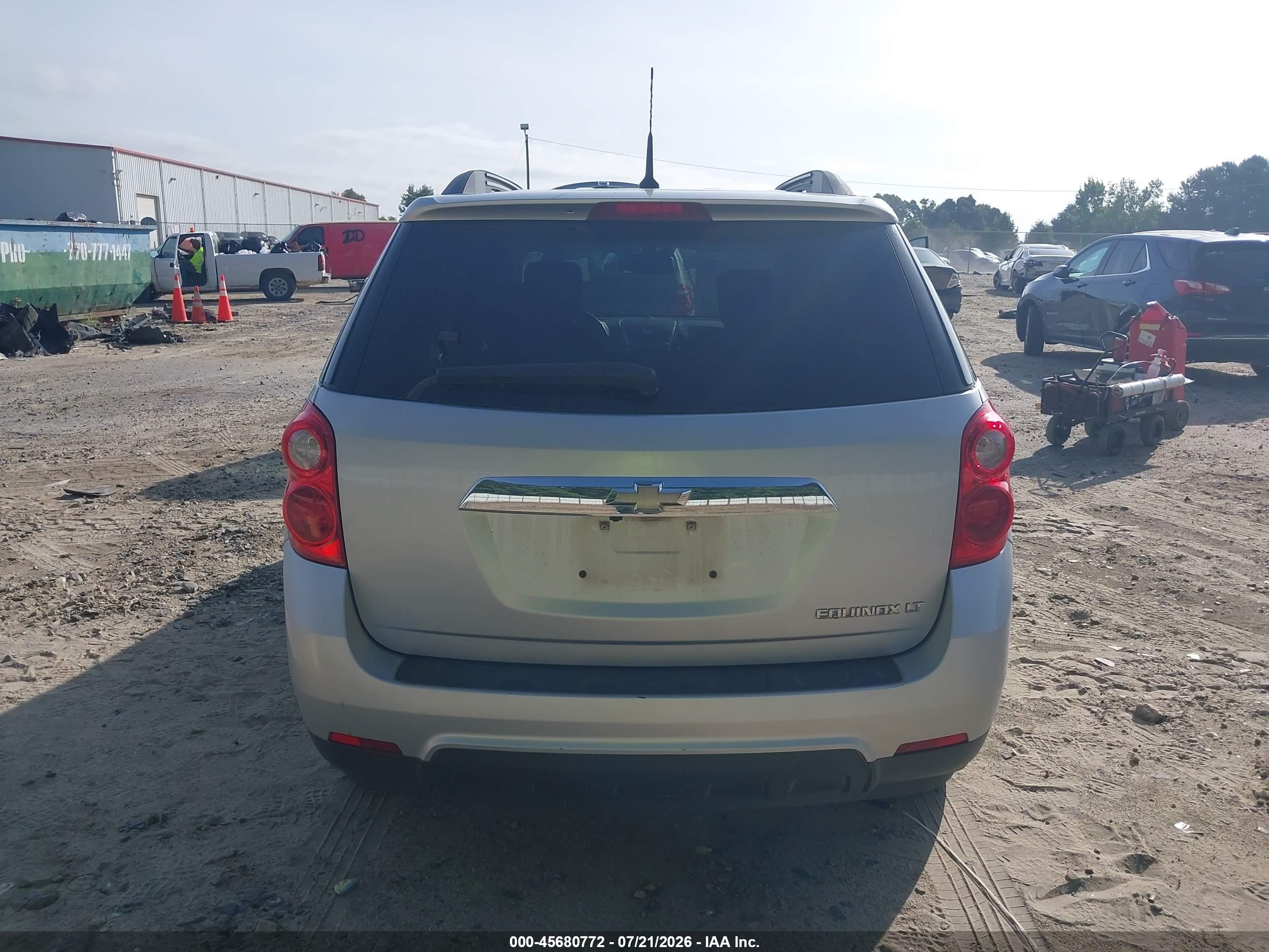 2011 Chevrolet Equinox Lt W/1lt Silver vin: 2CNALDEC5B6215031