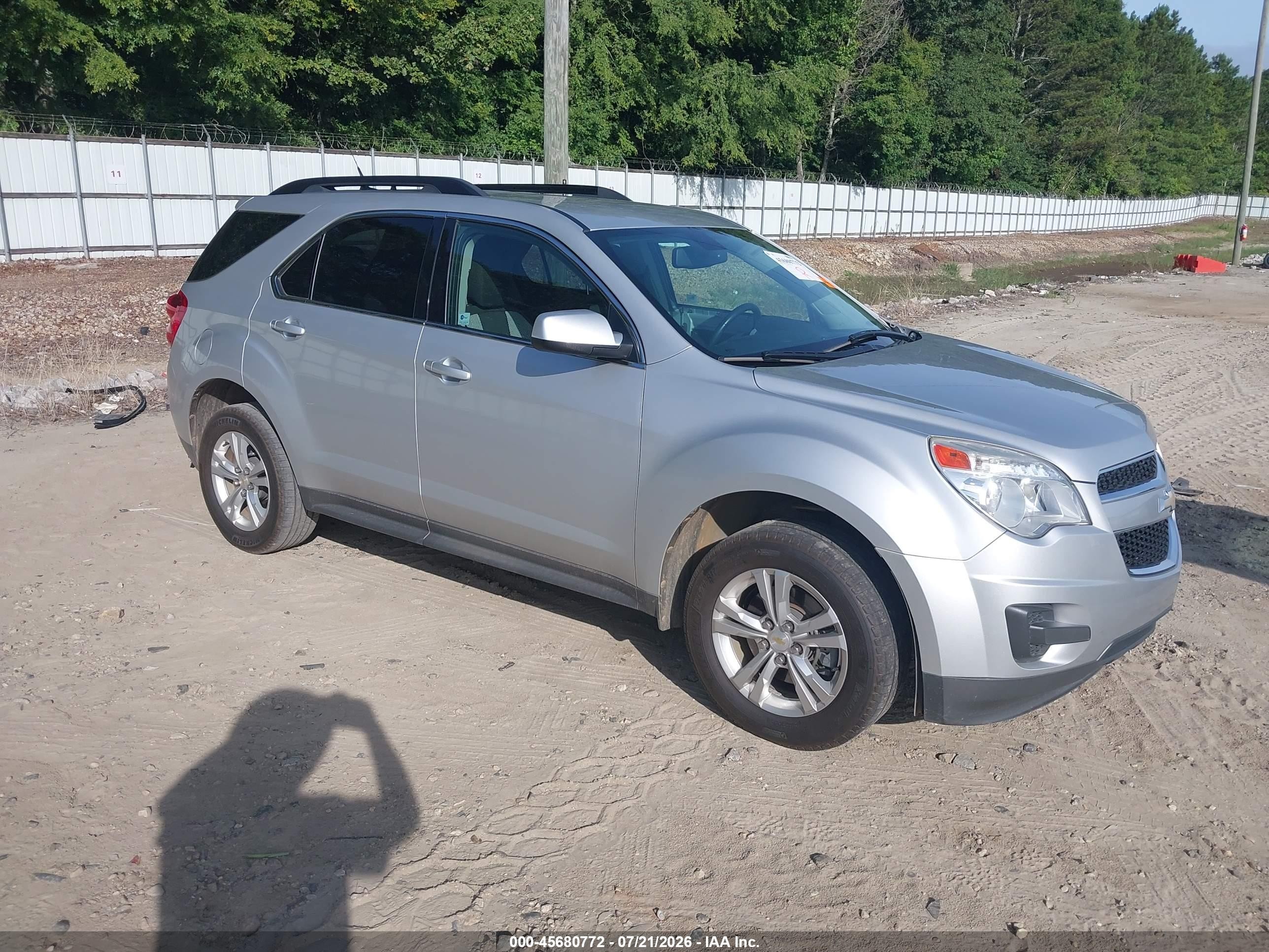 2011 Chevrolet Equinox Lt W/1lt Silver vin: 2CNALDEC5B6215031