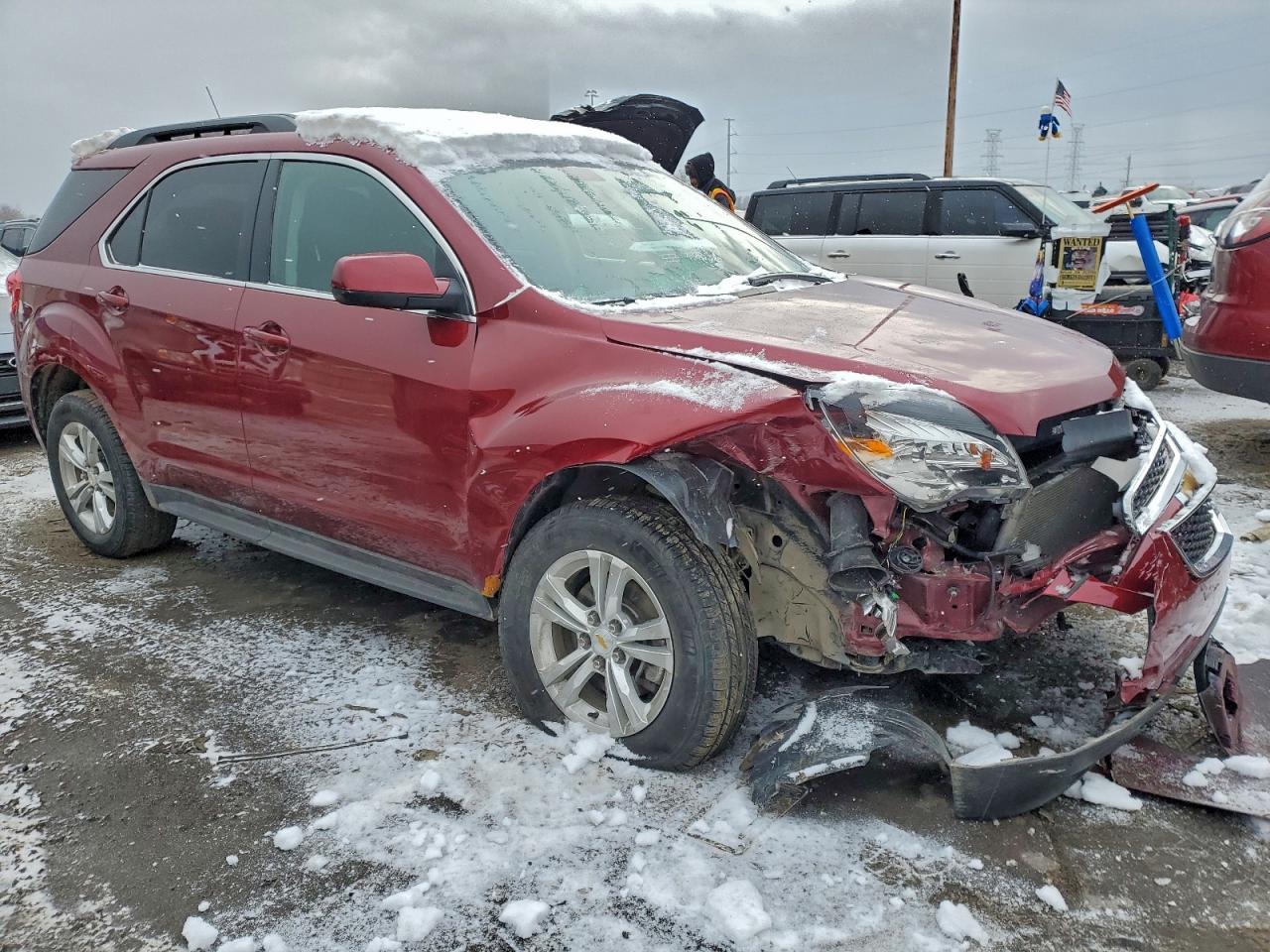 2011 Chevrolet Equinox Lt Red vin: 2CNALDEC5B6265900