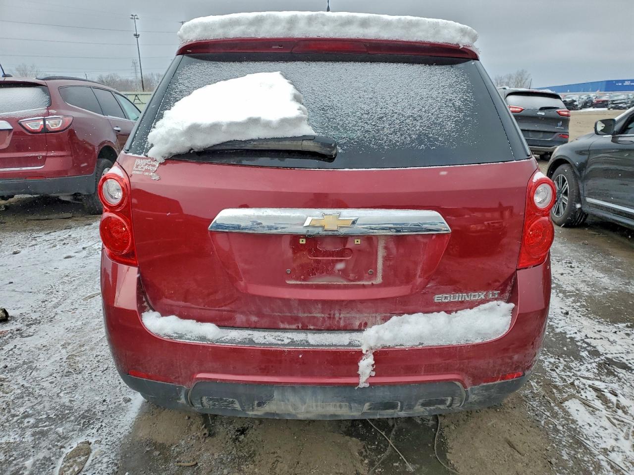 2011 Chevrolet Equinox Lt Red vin: 2CNALDEC5B6265900