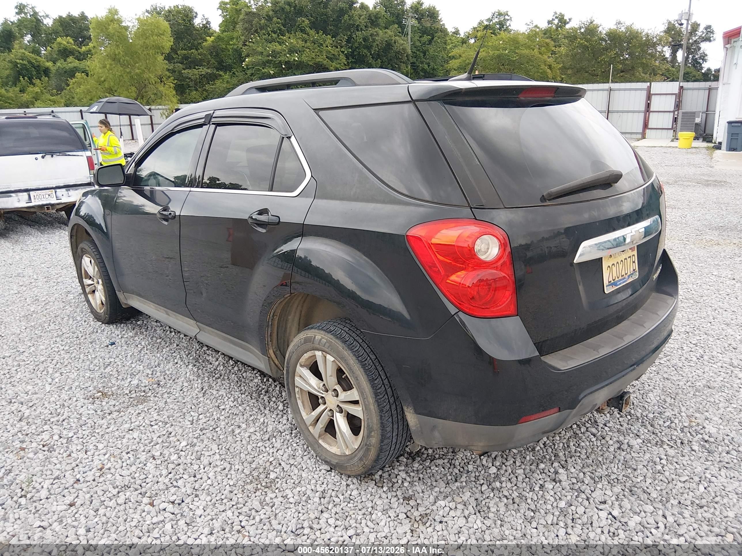 2011 Chevrolet Equinox Lt W/1lt Black vin: 2CNALDEC5B6414080