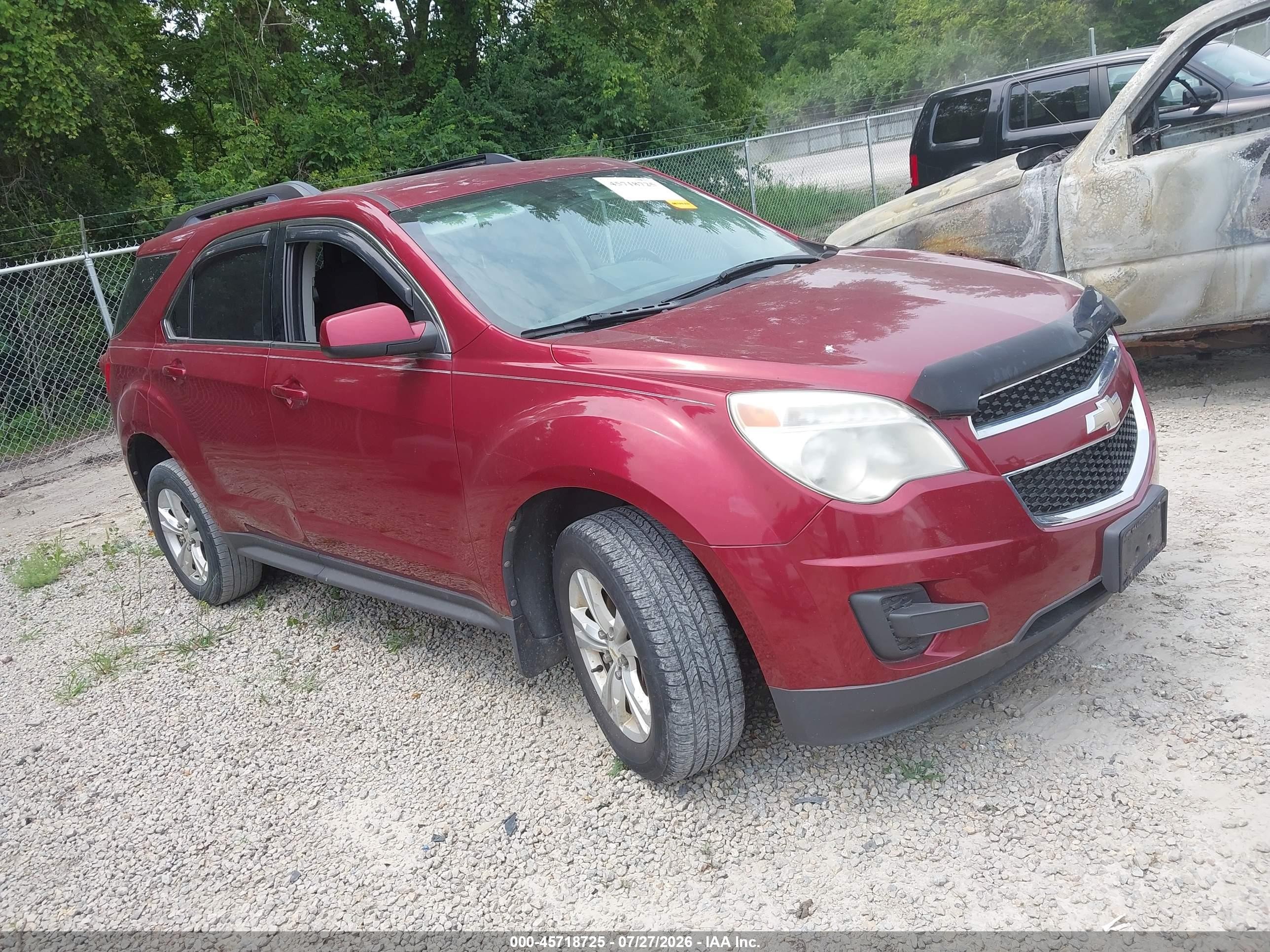 2011 Chevrolet Equinox Lt W/1lt Красный vin: 2CNALDEC5B6414824