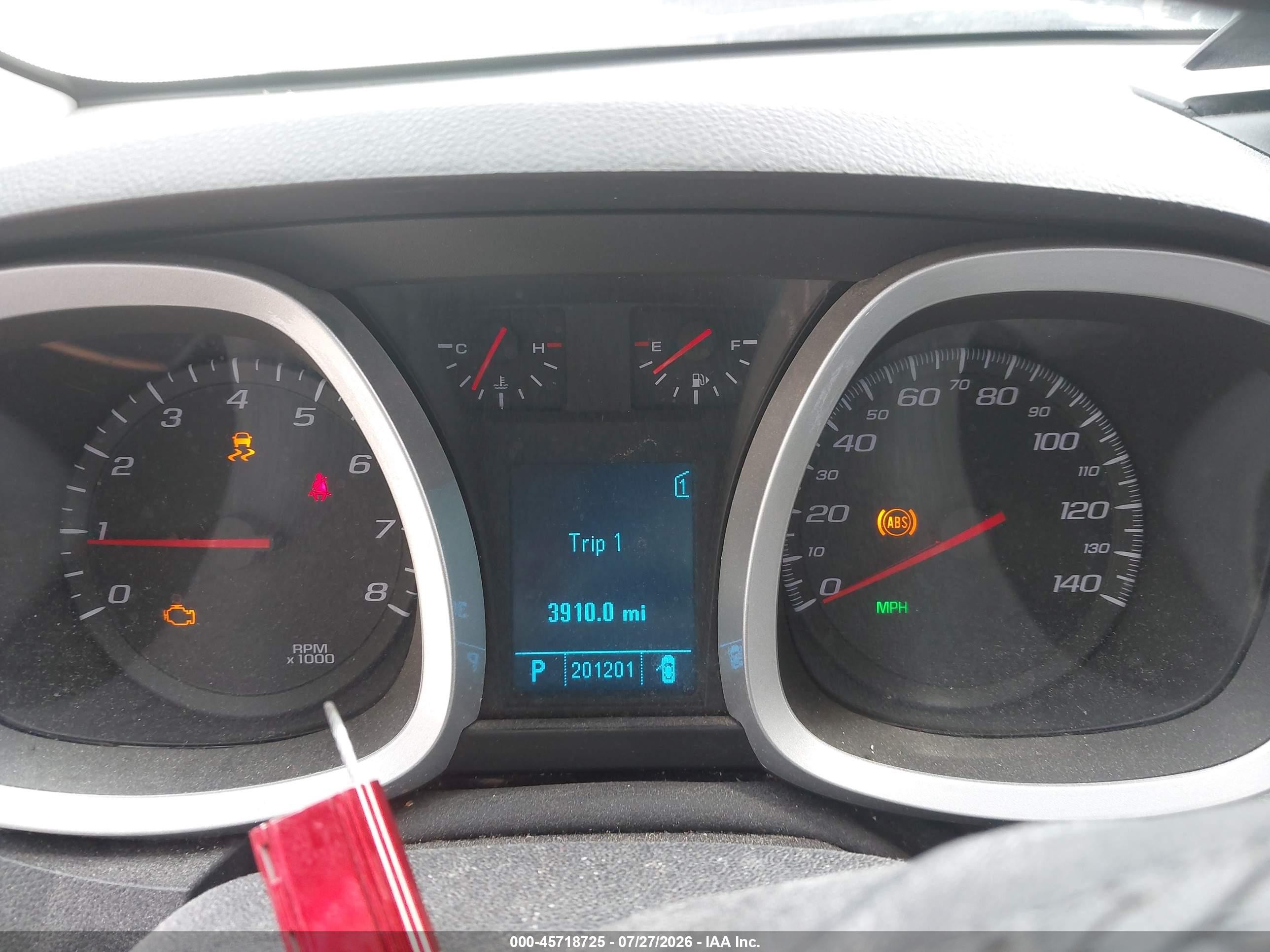 2011 Chevrolet Equinox Lt W/1lt Red vin: 2CNALDEC5B6414824