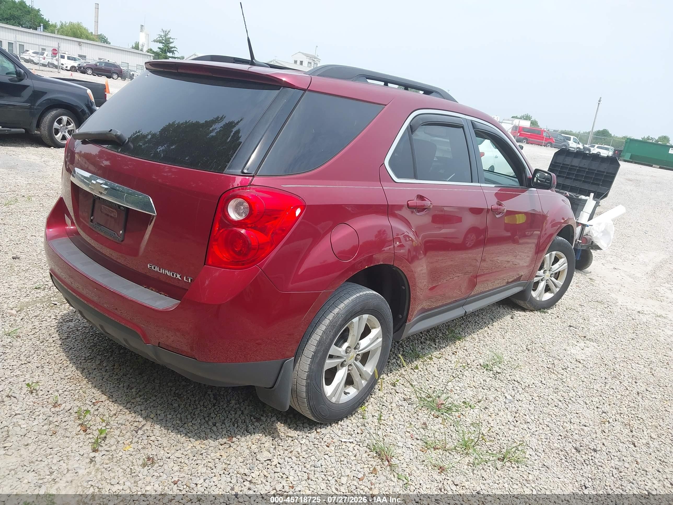2011 Chevrolet Equinox Lt W/1lt Red vin: 2CNALDEC5B6414824