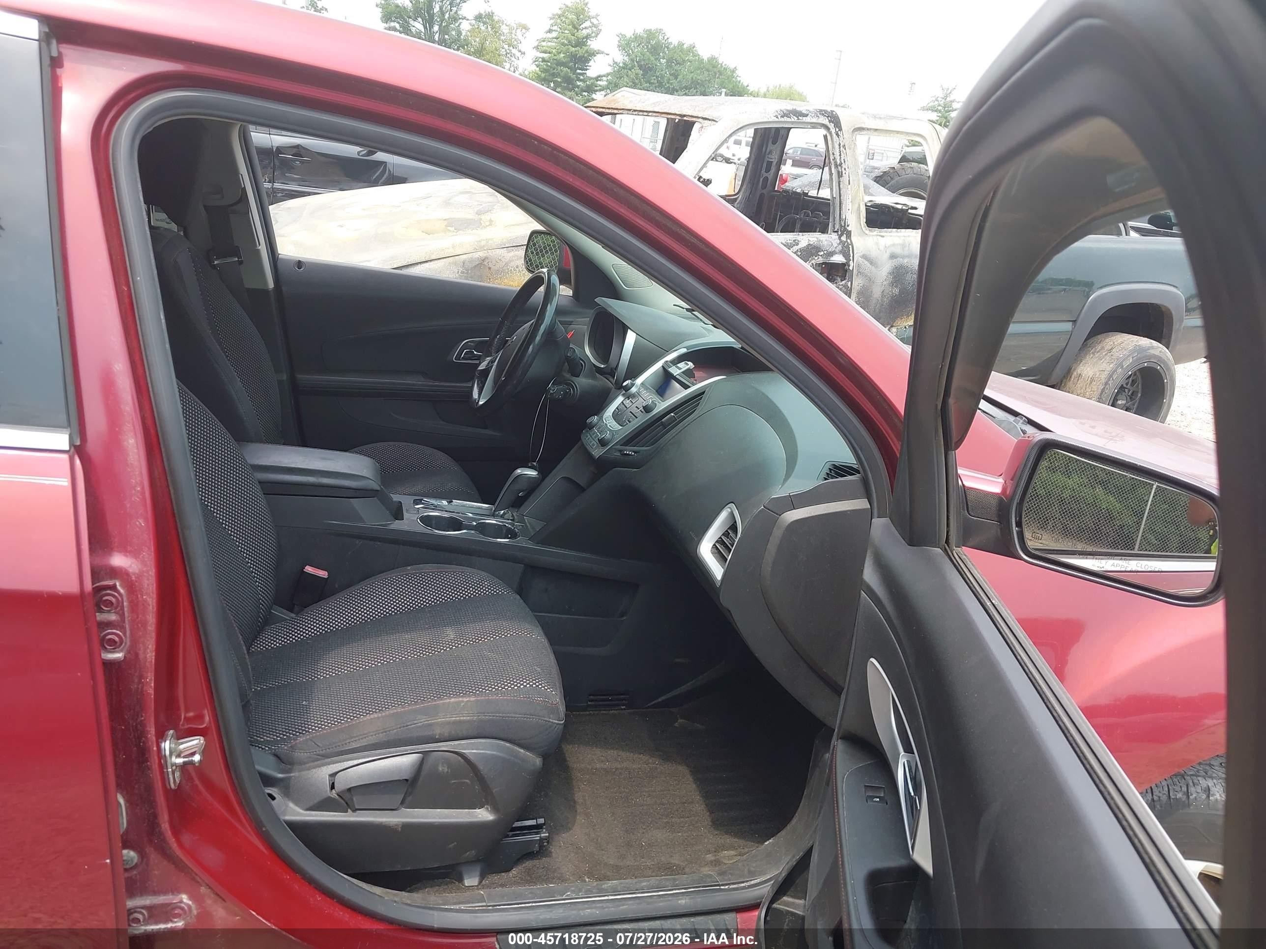 2011 Chevrolet Equinox Lt W/1lt Red vin: 2CNALDEC5B6414824