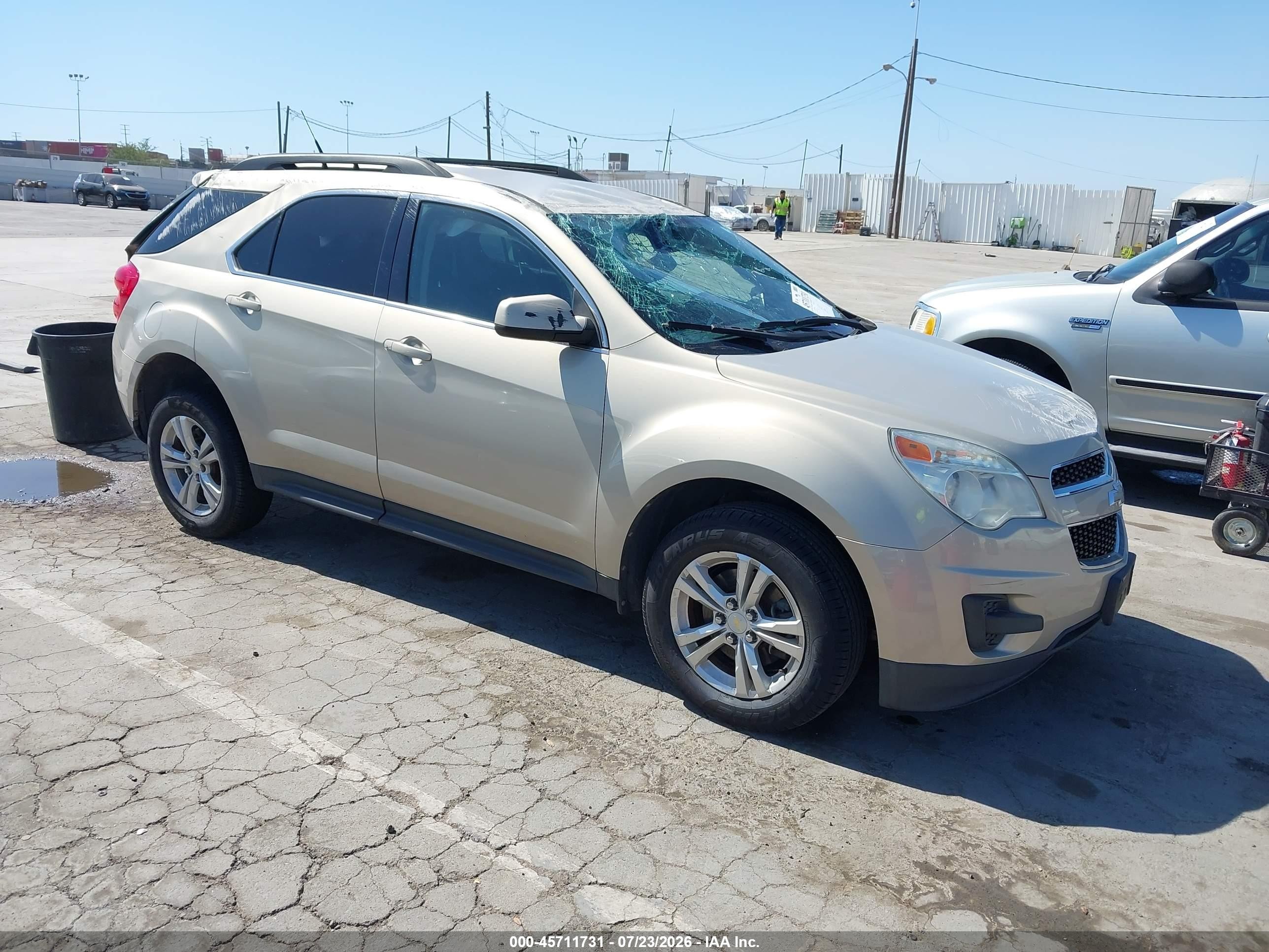 2011 Chevrolet Equinox Lt W/1lt Бежевый vin: 2CNALDEC6B6253979