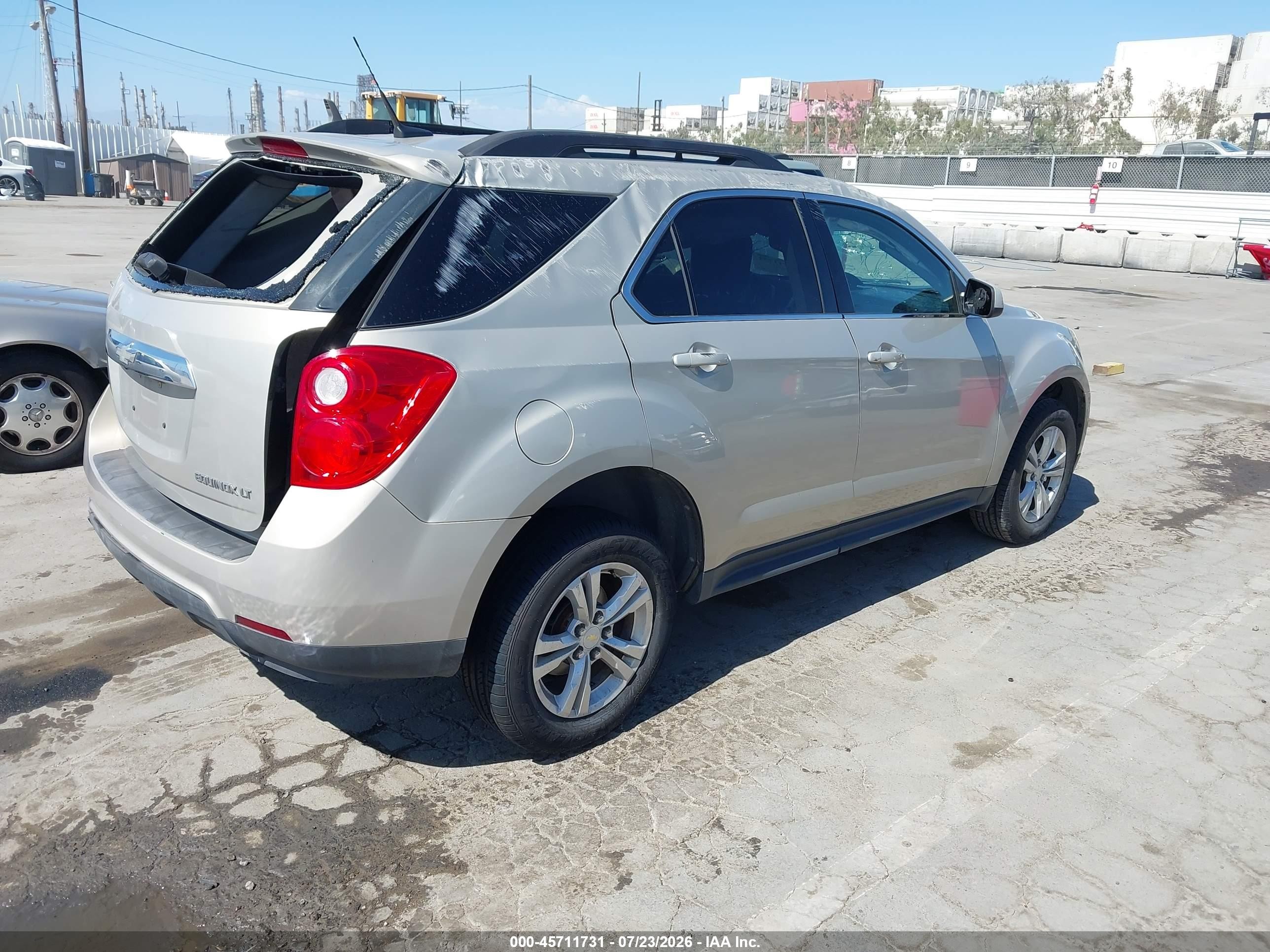 2011 Chevrolet Equinox Lt W/1lt Бежевый vin: 2CNALDEC6B6253979