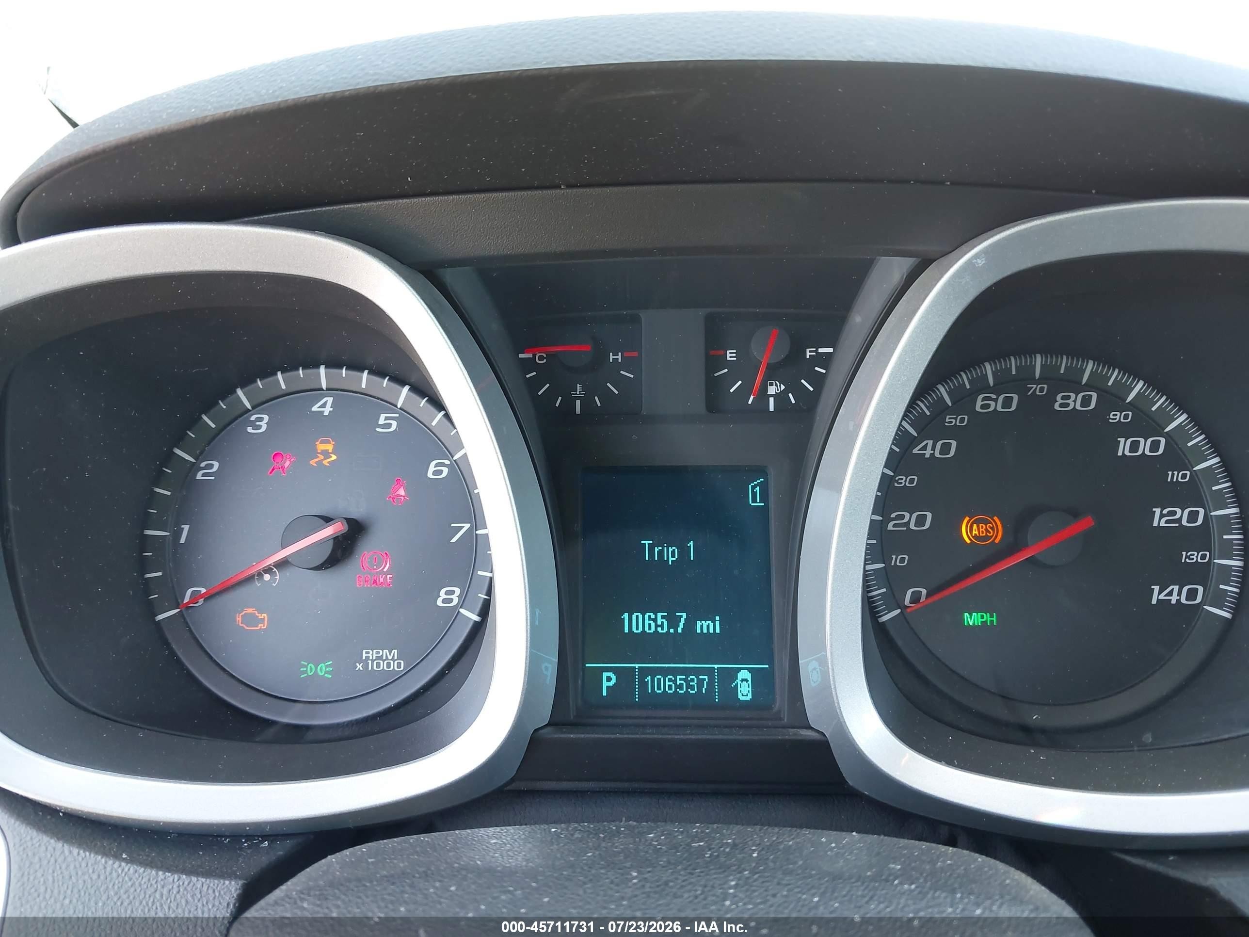 2011 Chevrolet Equinox Lt W/1lt Бежевый vin: 2CNALDEC6B6253979