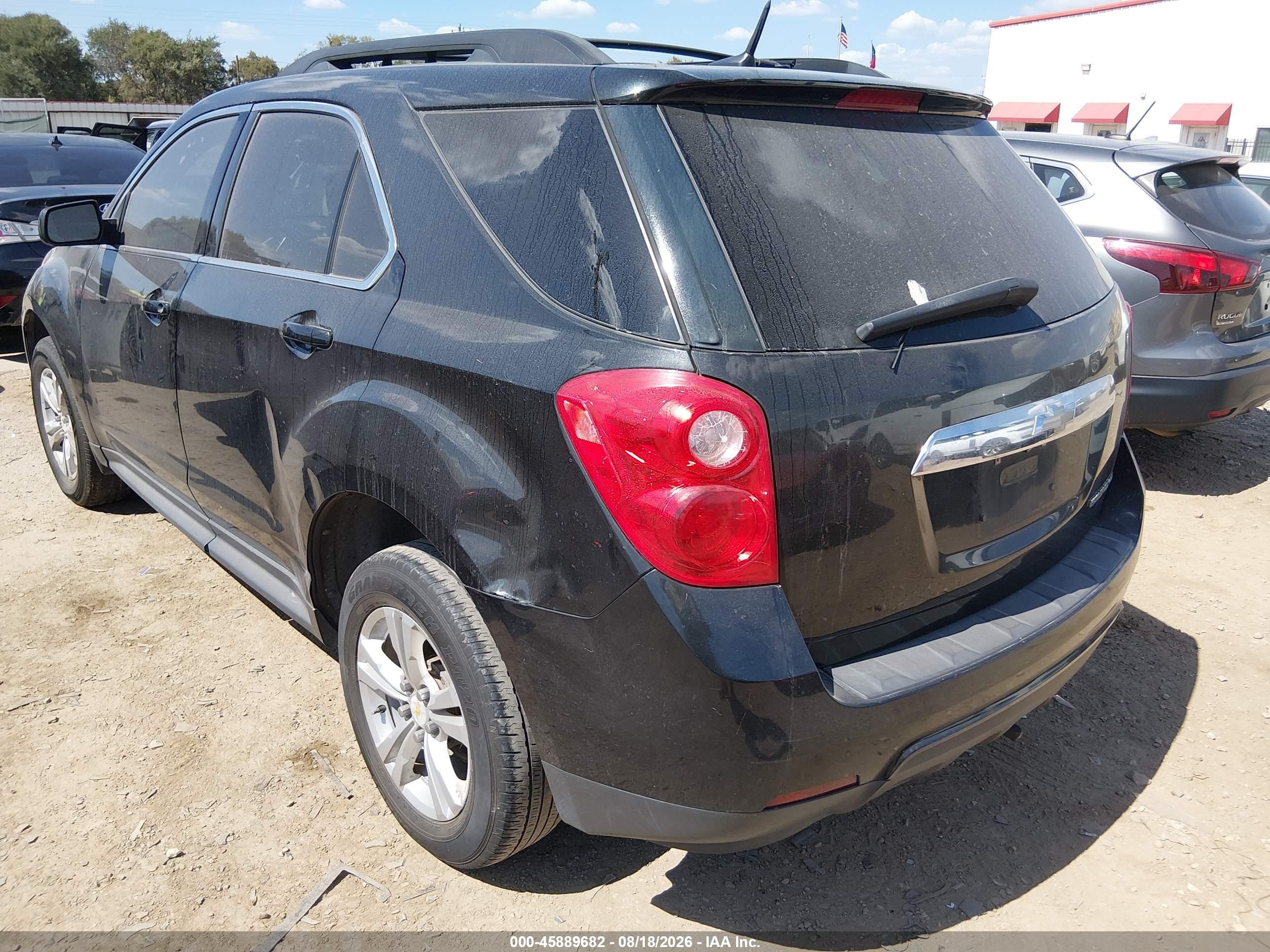 2011 Chevrolet Equinox Lt W/1lt Черный vin: 2CNALDEC6B6271141