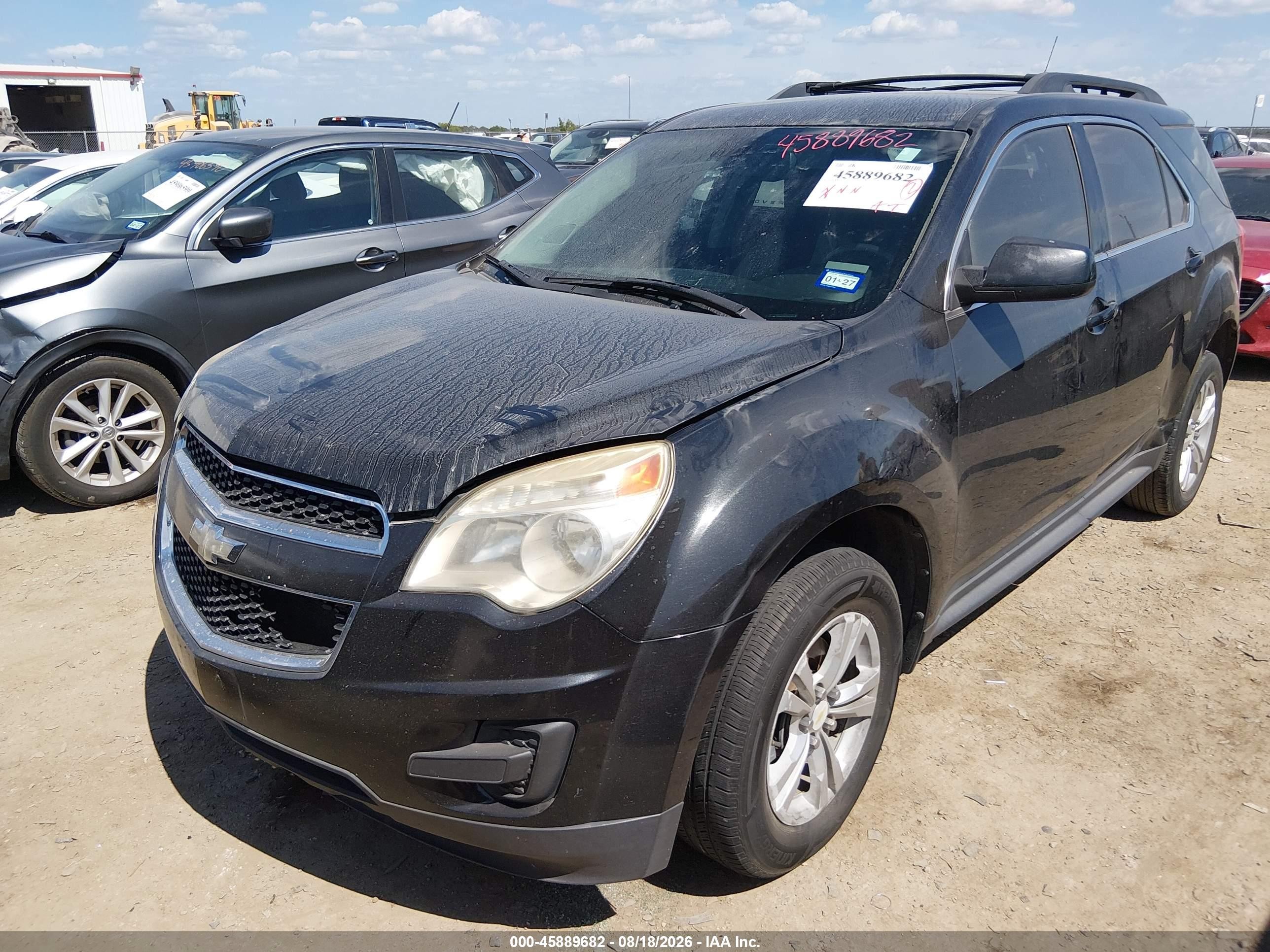 2011 Chevrolet Equinox Lt W/1lt Черный vin: 2CNALDEC6B6271141