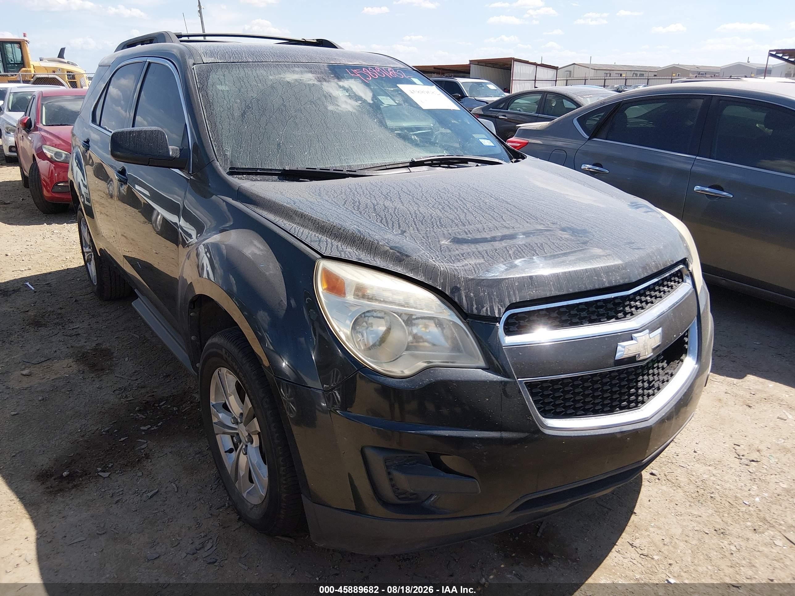 2011 Chevrolet Equinox Lt W/1lt Black vin: 2CNALDEC6B6271141