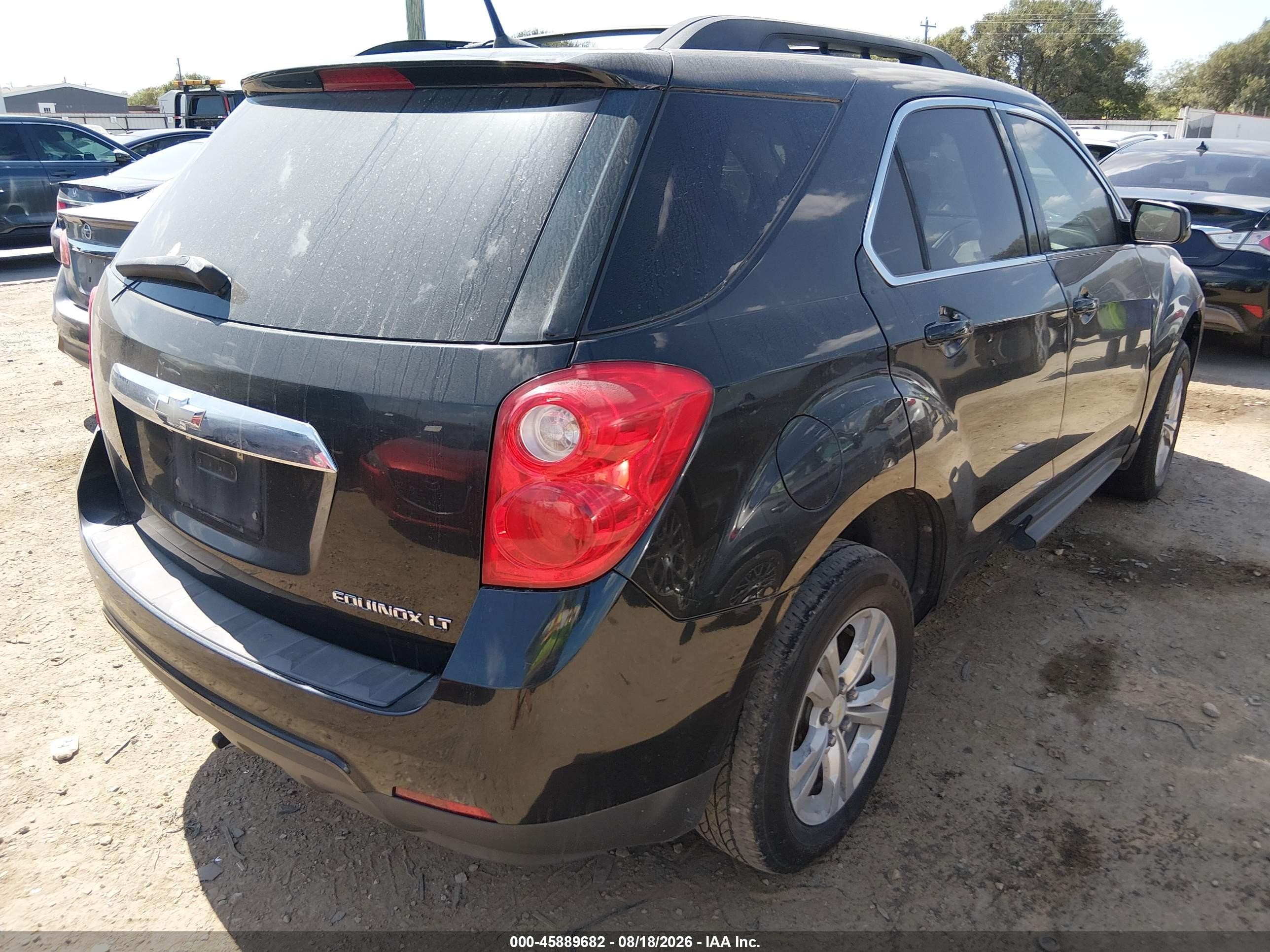 2011 Chevrolet Equinox Lt W/1lt Черный vin: 2CNALDEC6B6271141