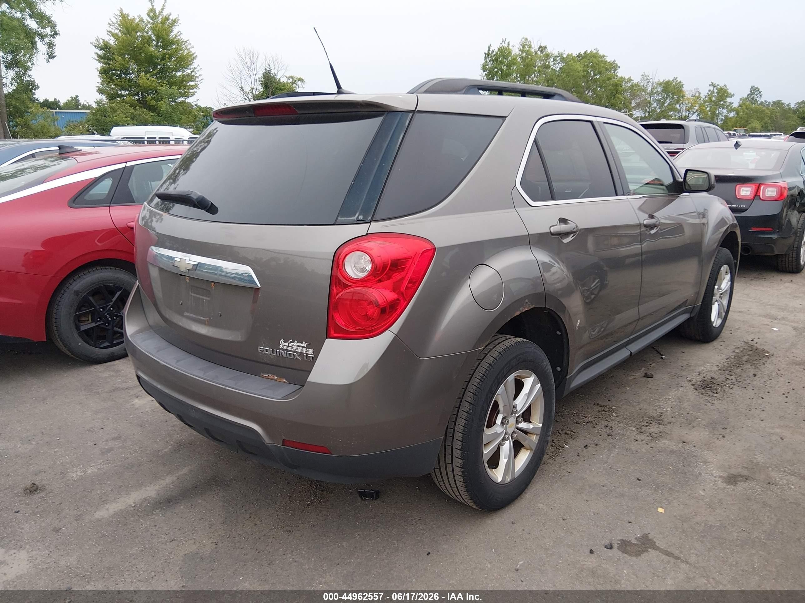 2011 Chevrolet Equinox 1lt Gray vin: 2CNALDEC6B6458475