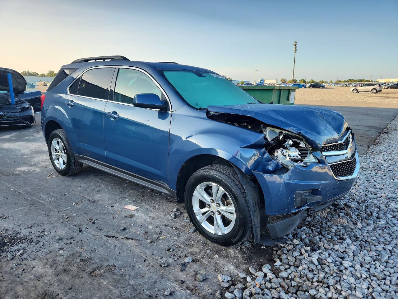 2011 Chevrolet Equinox Lt Синий vin: 2CNALDEC6B6470903
