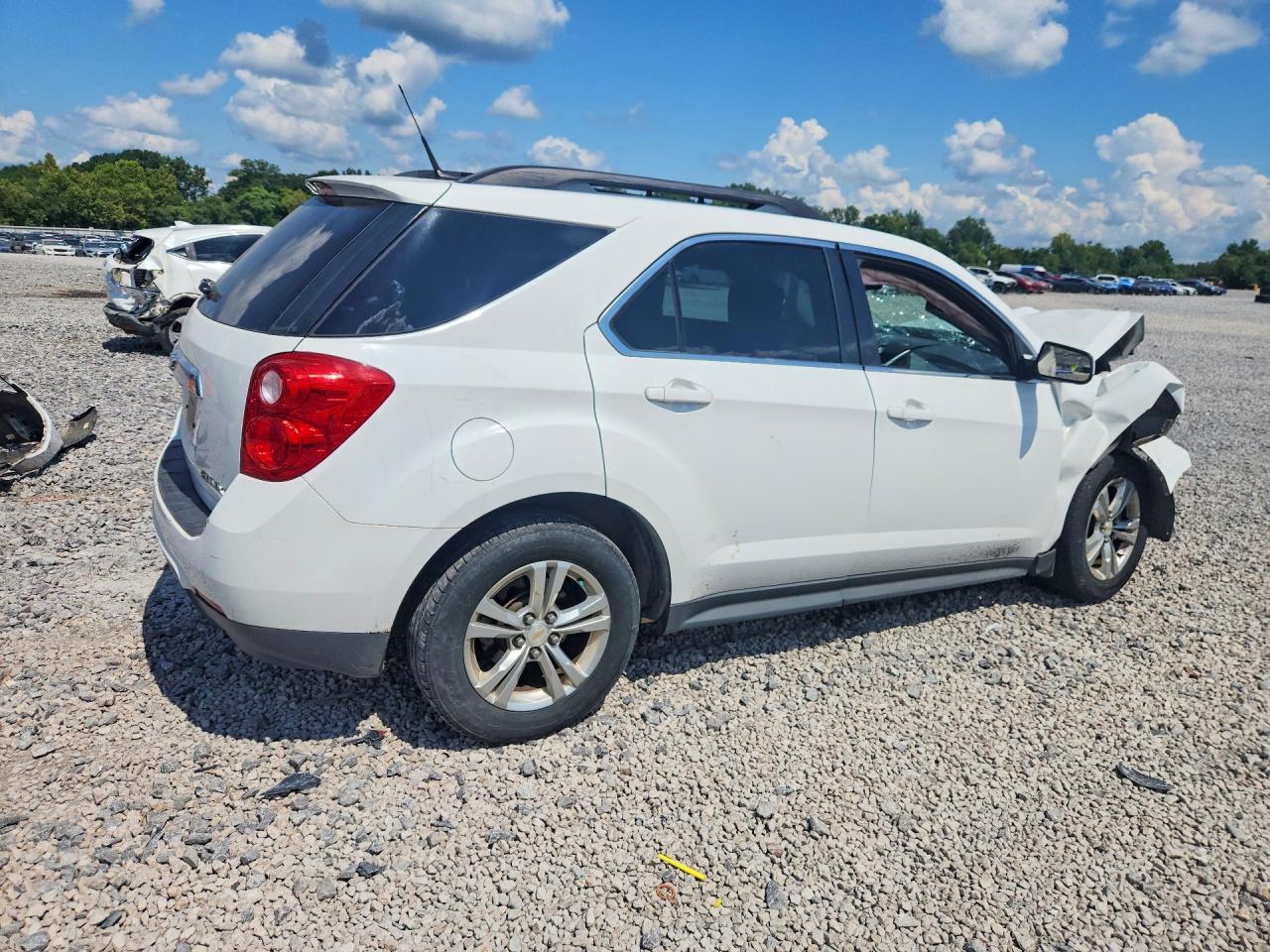 2011 Chevrolet Equinox Lt White vin: 2CNALDEC7B6237600