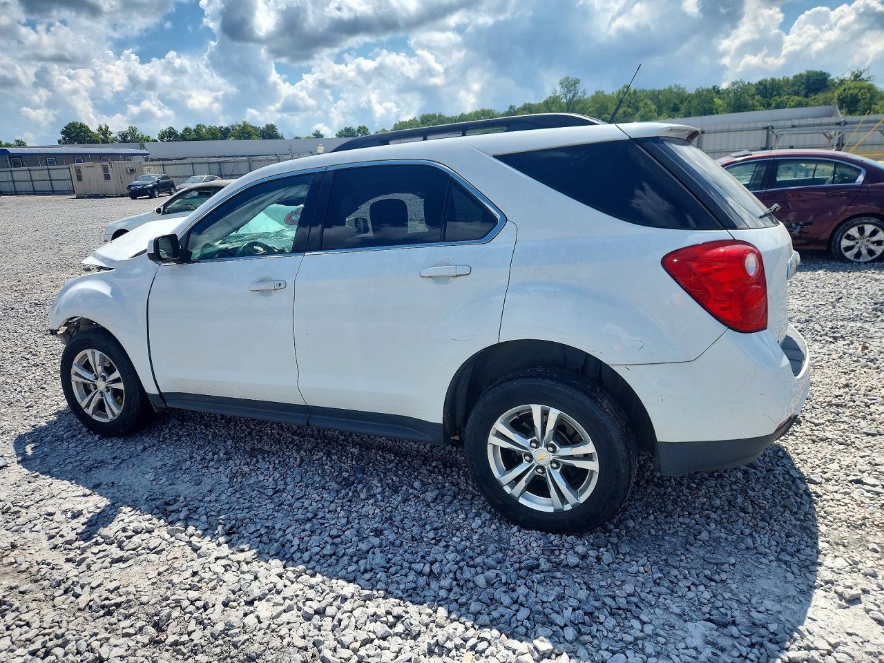 2011 Chevrolet Equinox Lt White vin: 2CNALDEC7B6237600