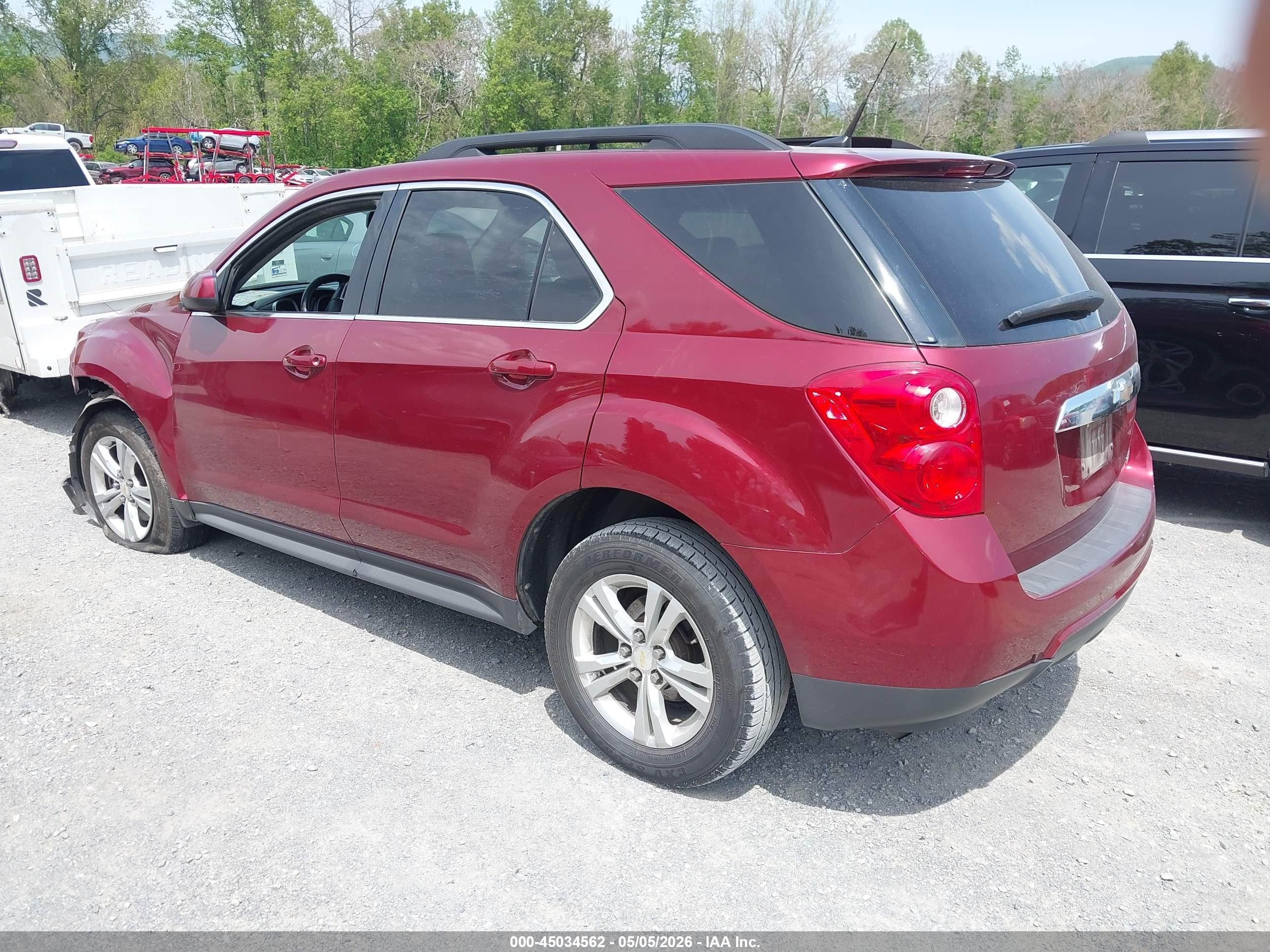 2011 Chevrolet Equinox 1lt Красный vin: 2CNALDEC7B6394544
