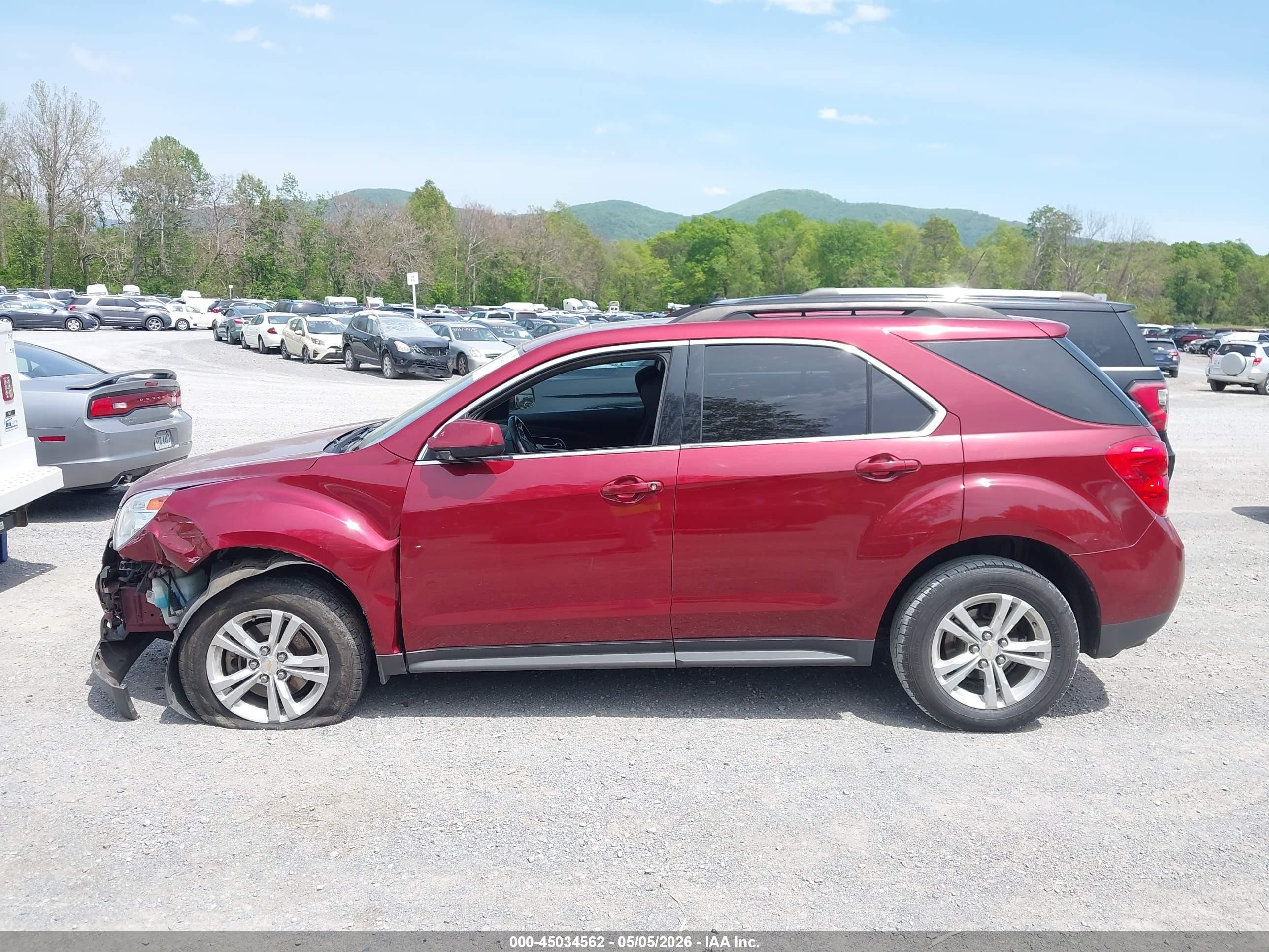 2011 Chevrolet Equinox 1lt Красный vin: 2CNALDEC7B6394544