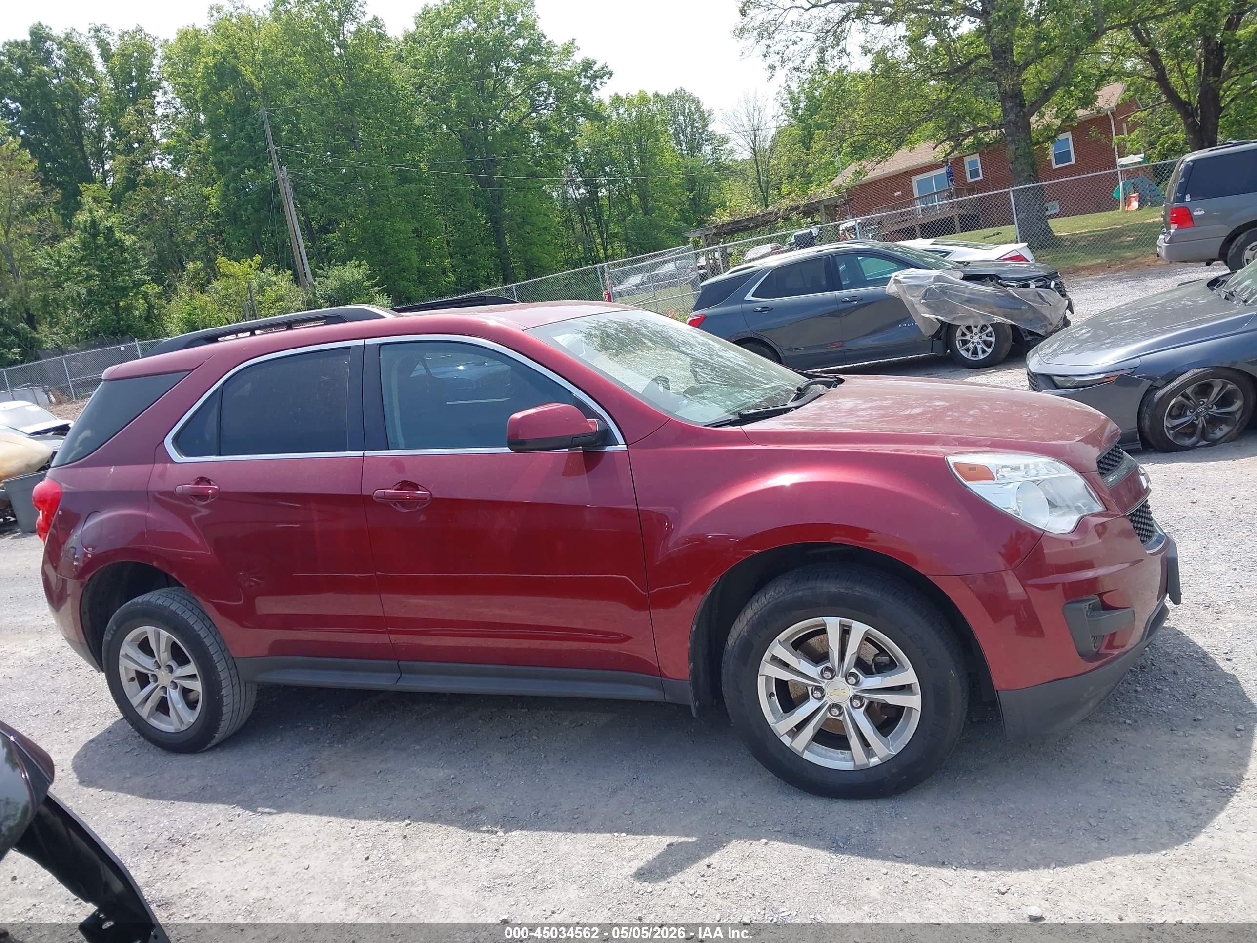 2011 Chevrolet Equinox 1lt Красный vin: 2CNALDEC7B6394544