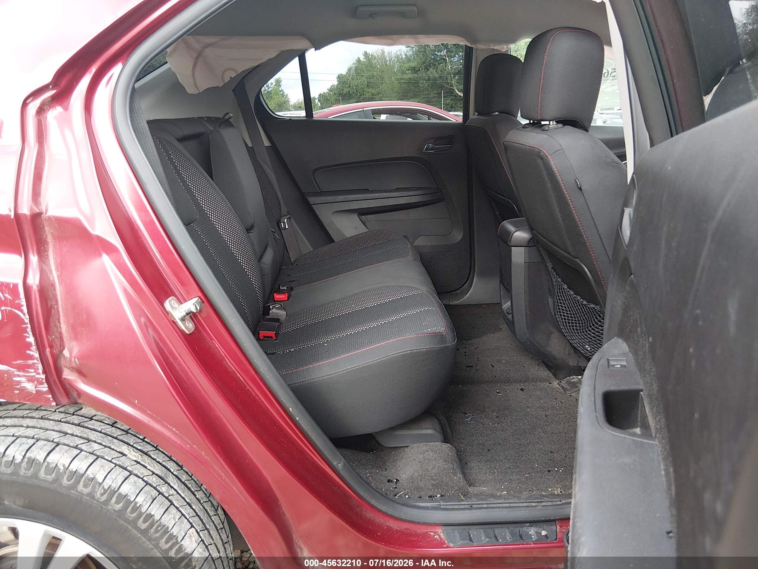 2011 Chevrolet Equinox Lt W/1lt Красный vin: 2CNALDEC8B6217825