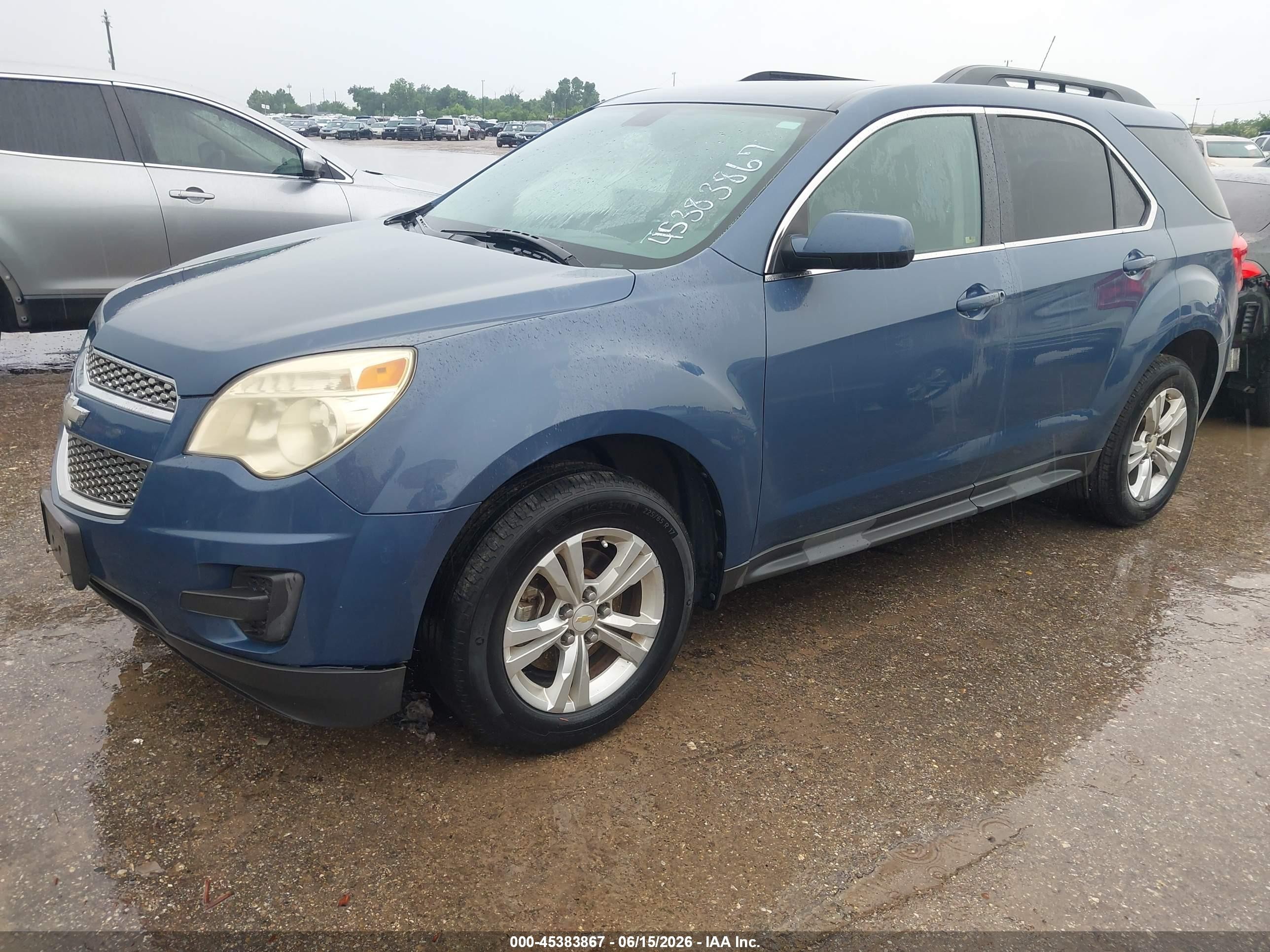 2011 Chevrolet Equinox Lt W/1lt Синий vin: 2CNALDEC8B6371158