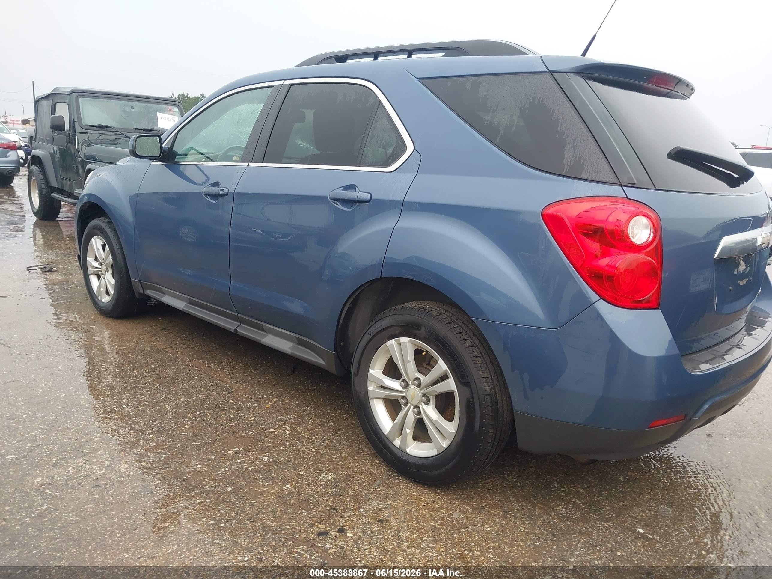 2011 Chevrolet Equinox Lt W/1lt Синий vin: 2CNALDEC8B6371158