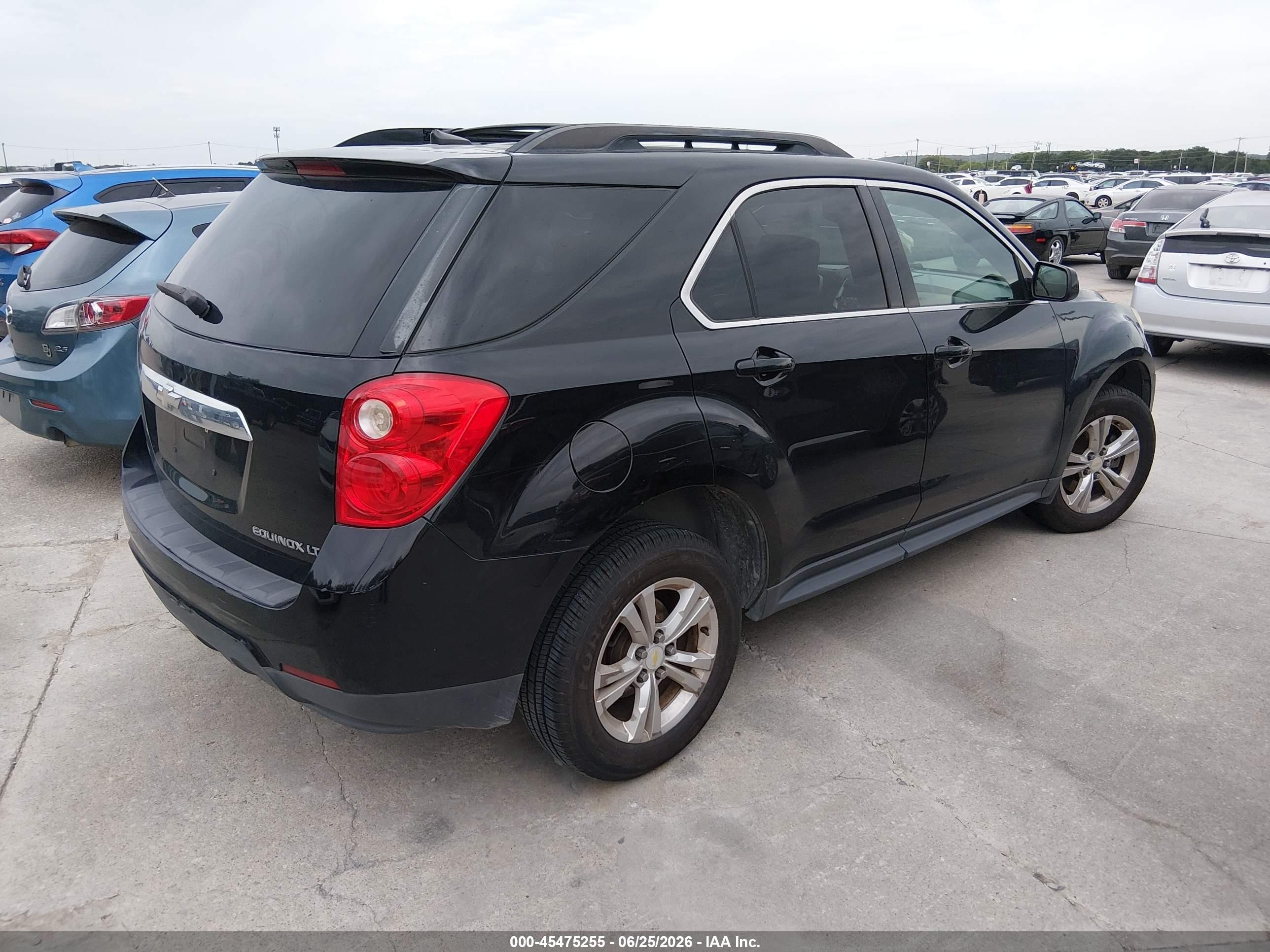 2011 Chevrolet Equinox Lt W/1lt Black vin: 2CNALDEC8B6379454